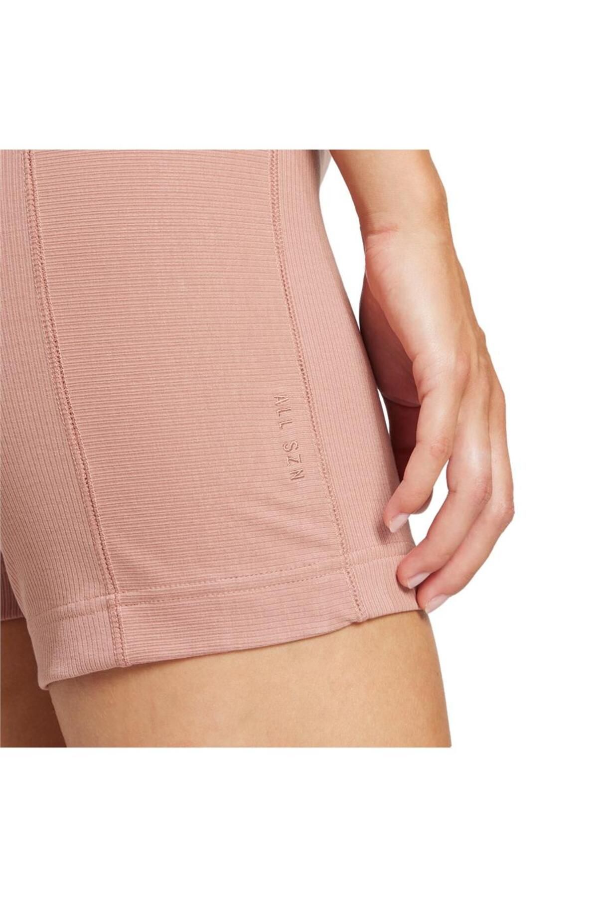 adidas-Pink Women's Leggings W Lng Rib Biker Model Jj1232 Shoes 4