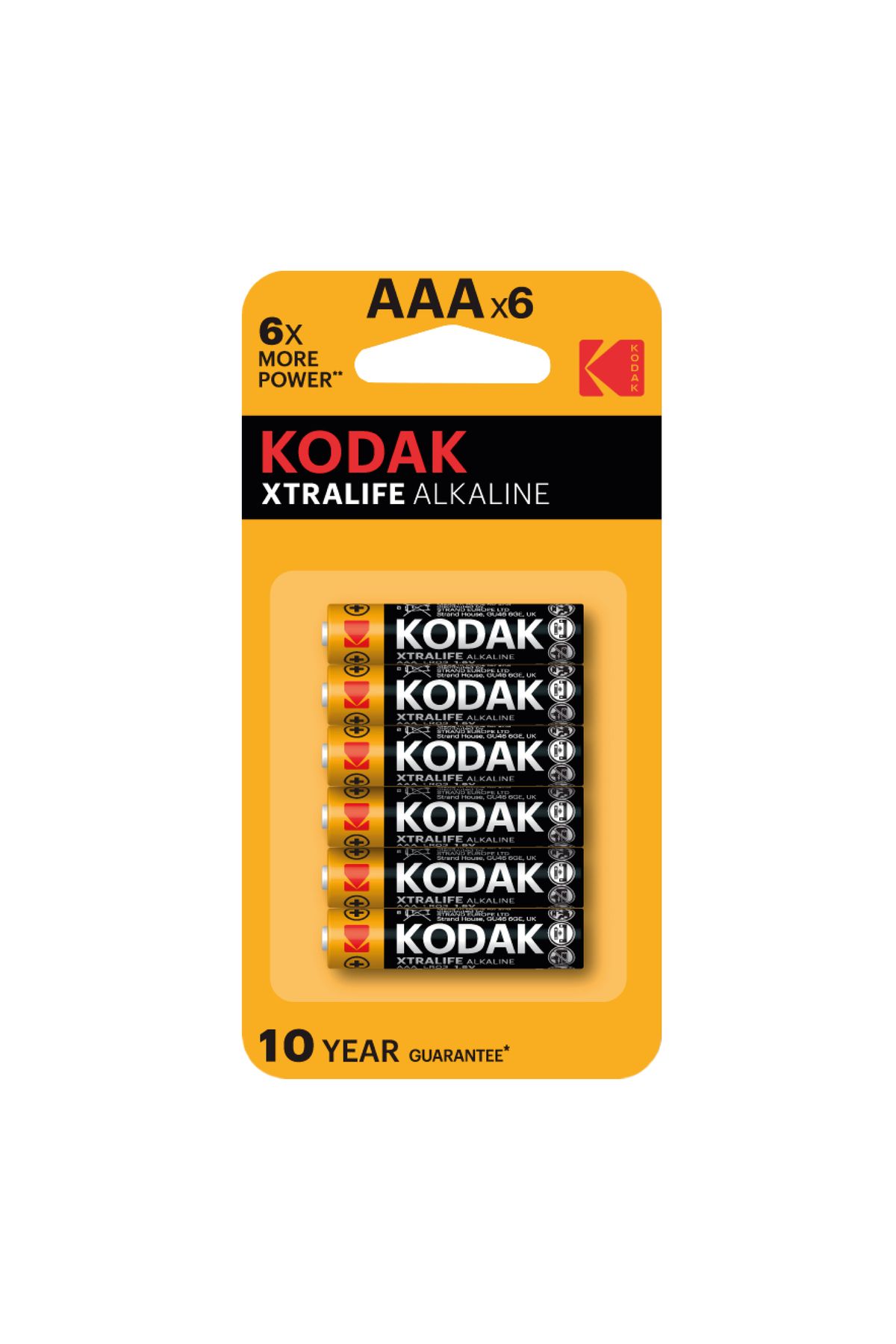 Kodak Xtralife Alkalin İnce Pil AAA 4+2