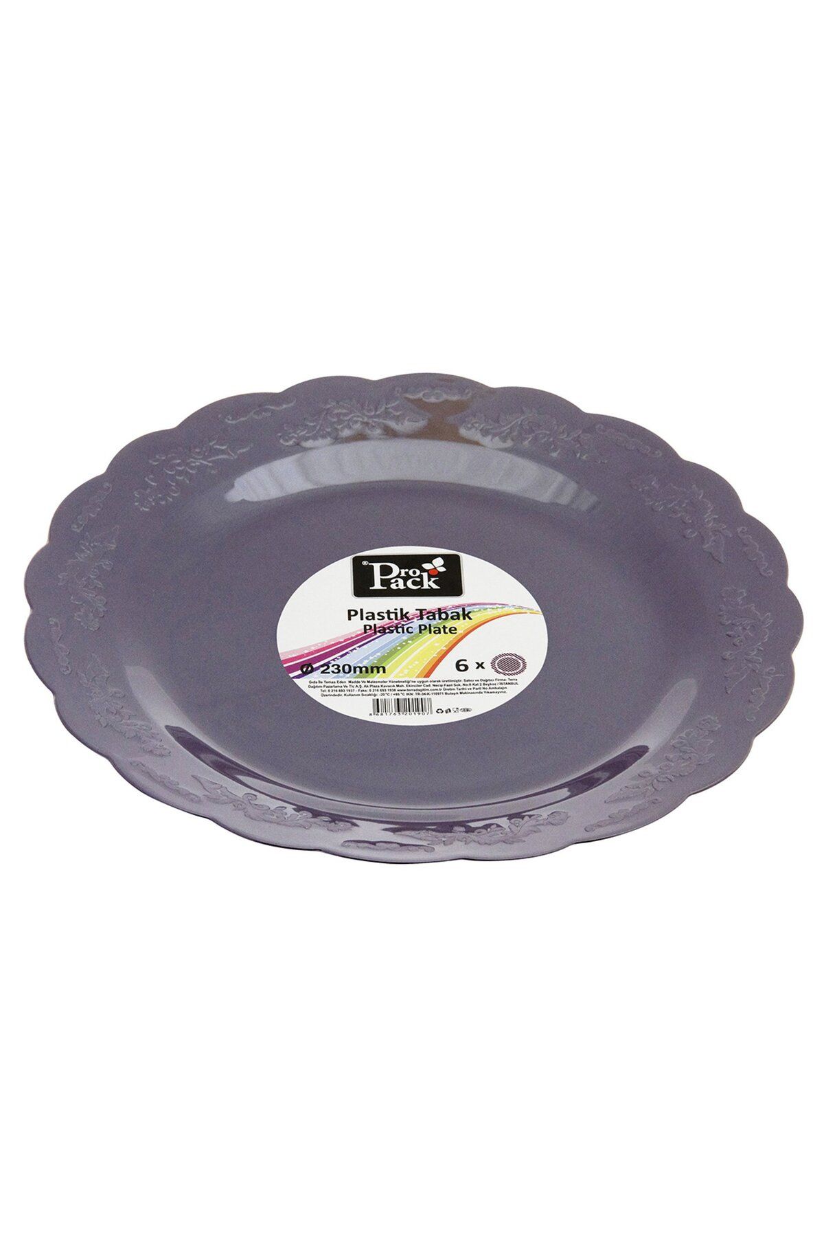 MATMEL Propack 23Cm Kristal Tabak Mor 6'Lı