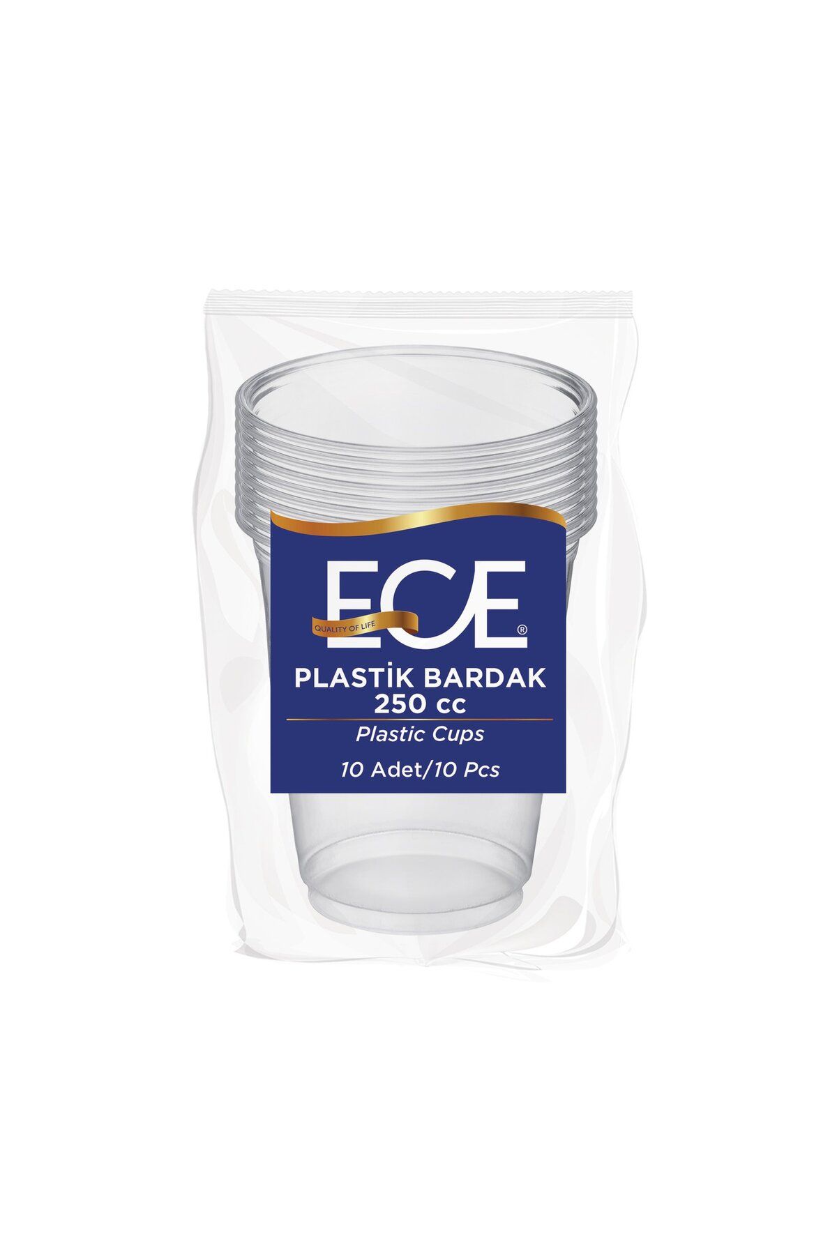 Ece Plastik Bardak 10'lu 250 Cc