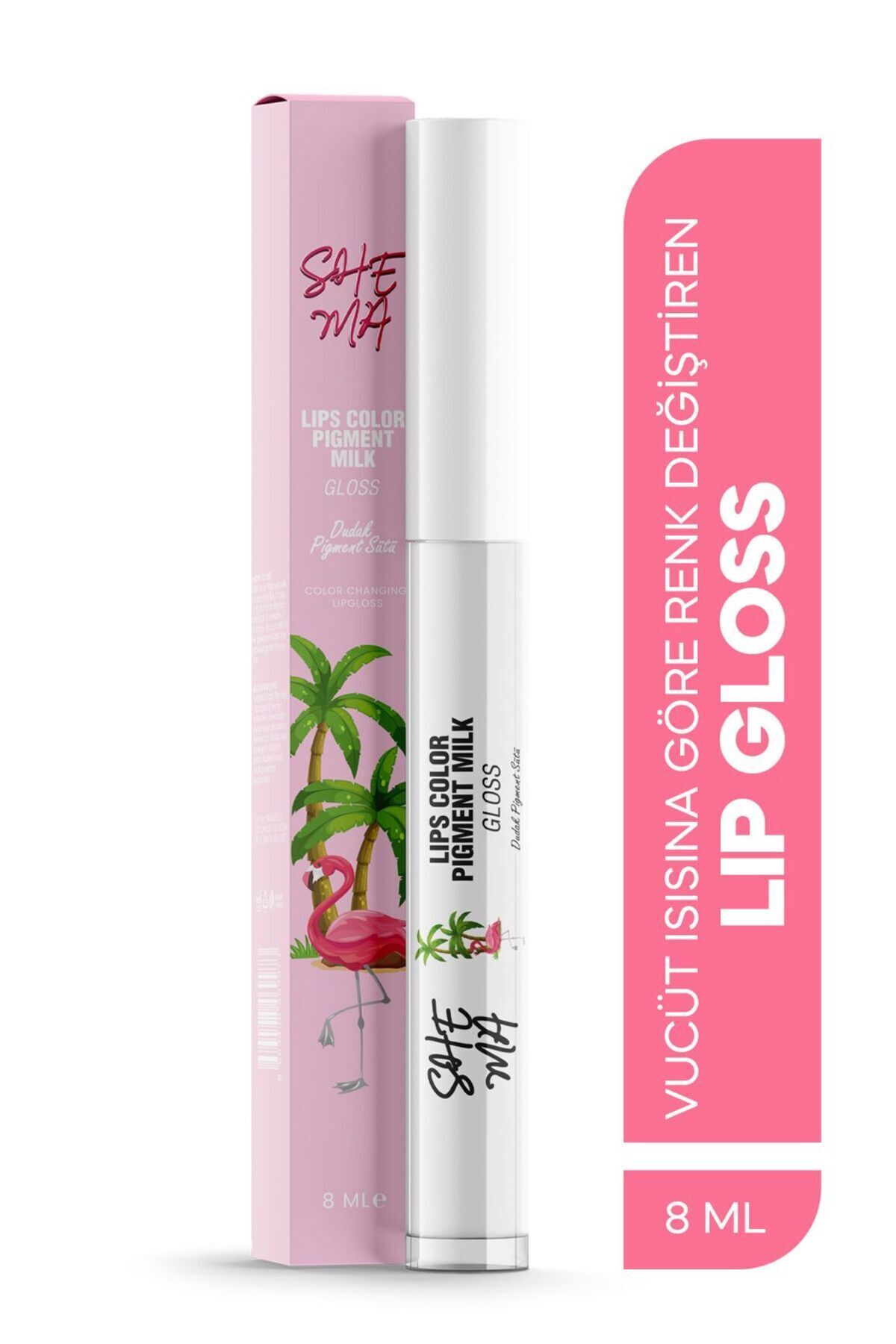 Shema Lip Gloss Dudak Pigment Sütü , Dudak Kremi