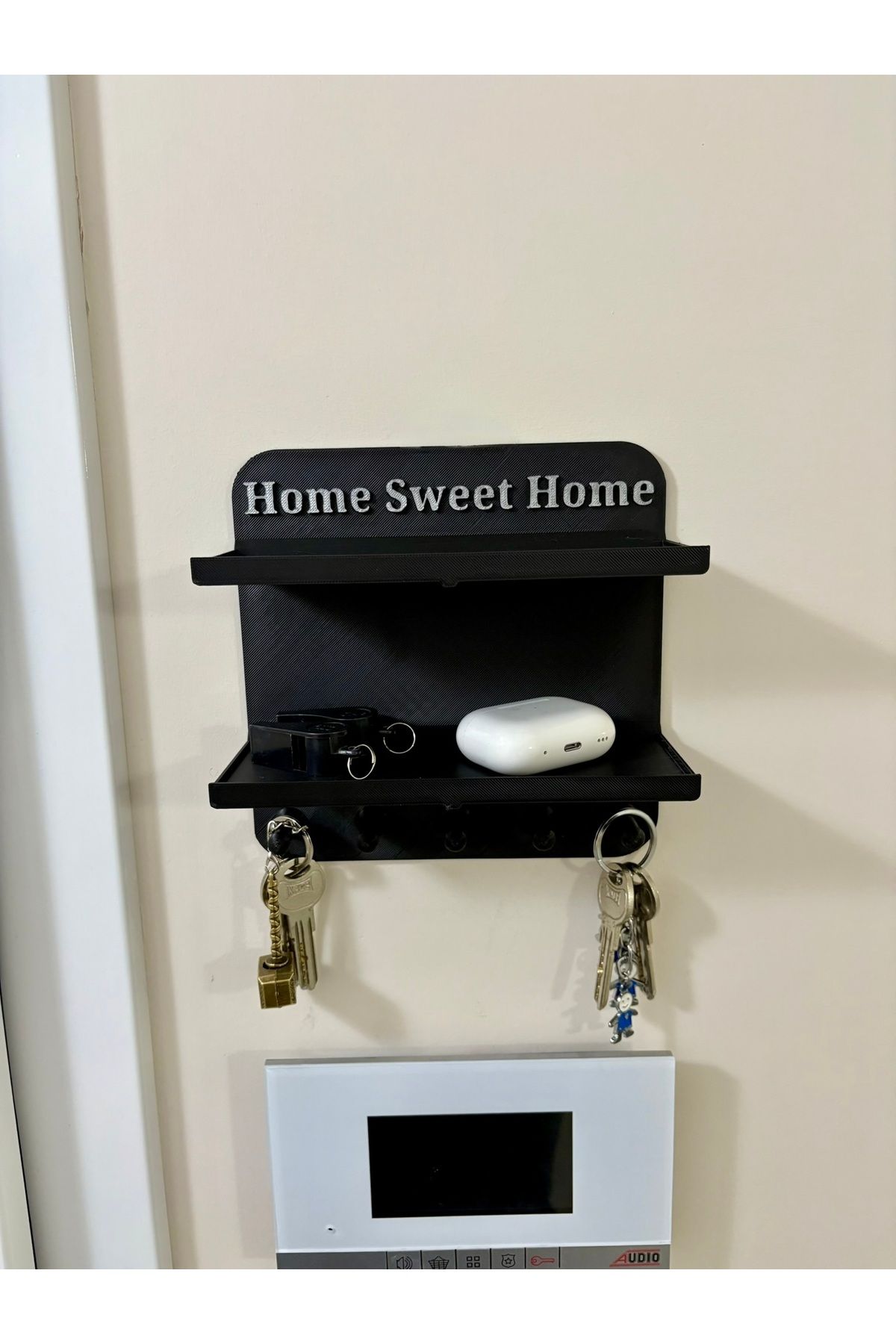 Home-3D Printing - Home Sweet Home Wall Type Keychain – Stylish and Practical! - Door Entry Keychain 5