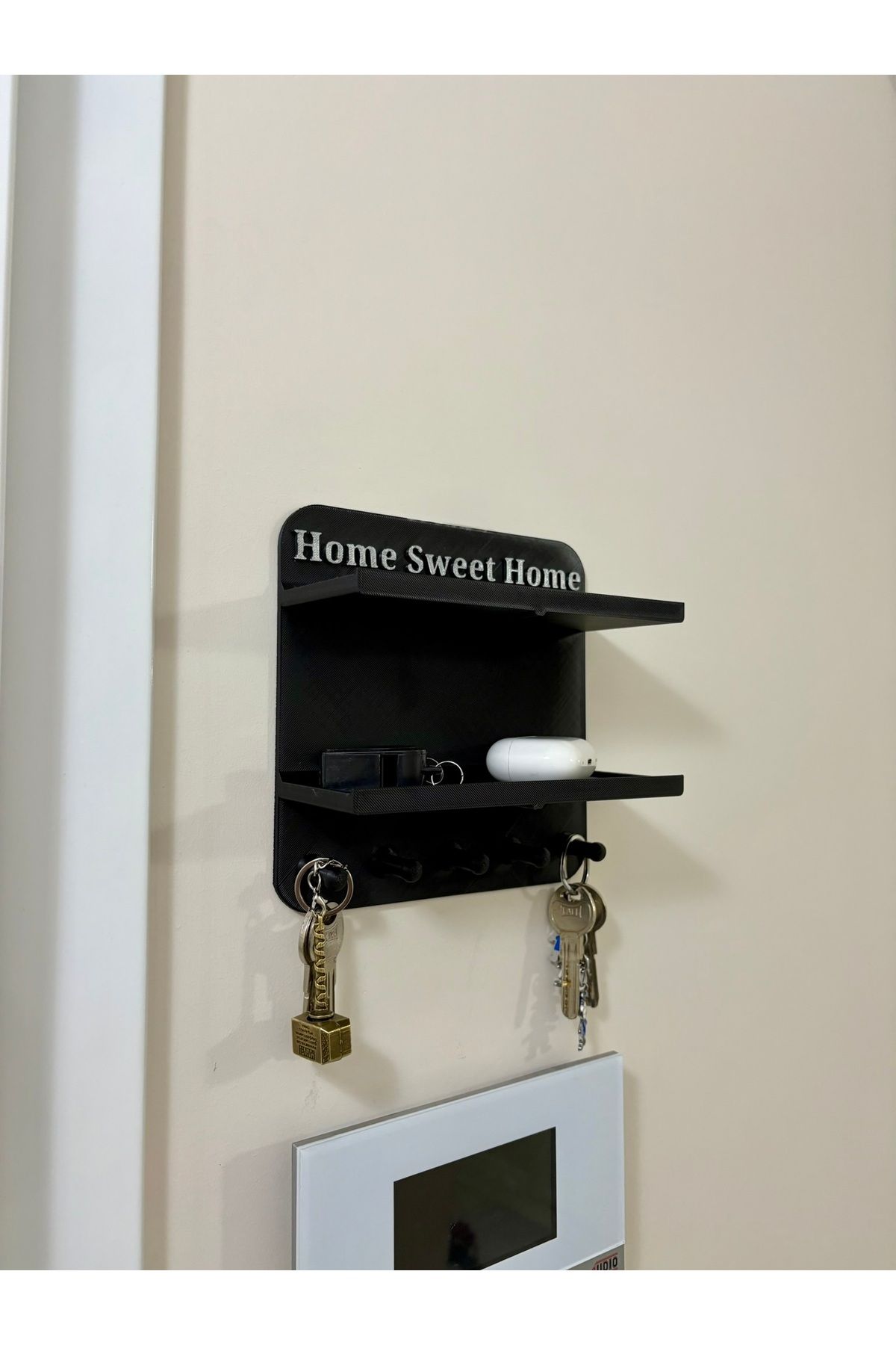 Home-3D Printing - Home Sweet Home Wall Type Keychain – Stylish and Practical! - Door Entry Keychain 4