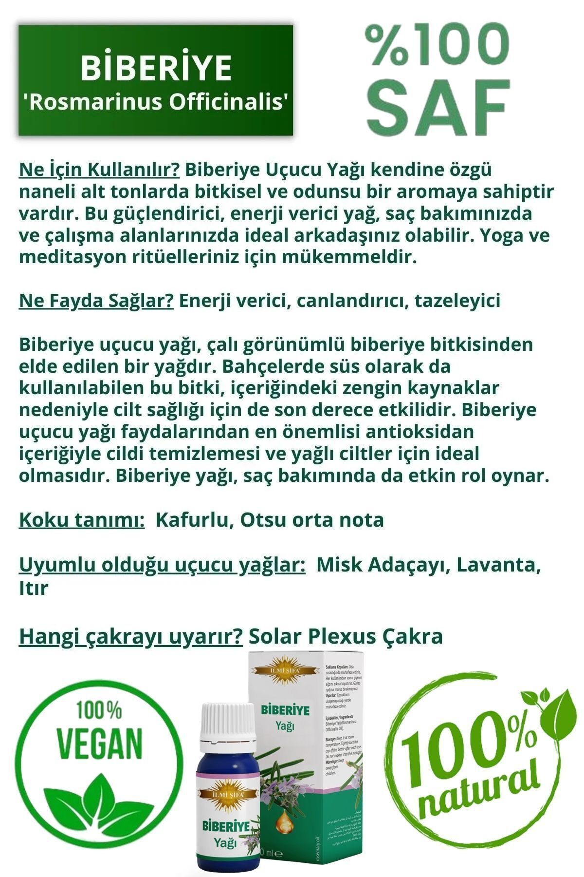 روغن رزماری 20 میلی لیتر (احیاکننده، بازسازی کننده، آرامش بخش، طراوت بخش) — تصویر 5 از 7