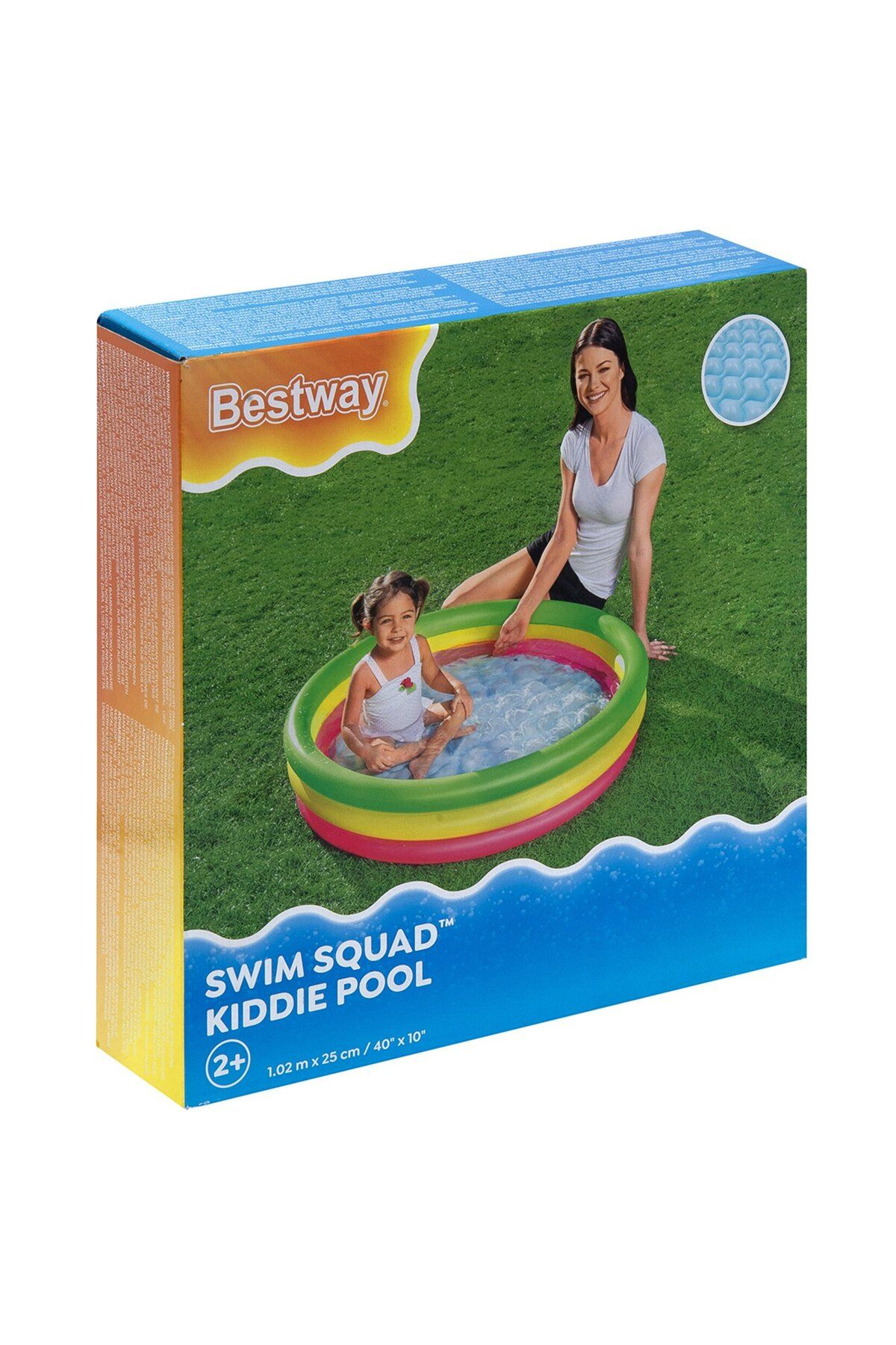 BESTWAY Şişme Havuz 102X25cm Renkli (51104)