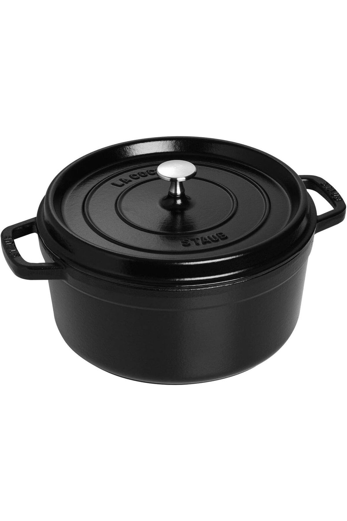 STOREMAX cmllashop La Cocotte Döküm Tencere, Siyah,24 cm 542093