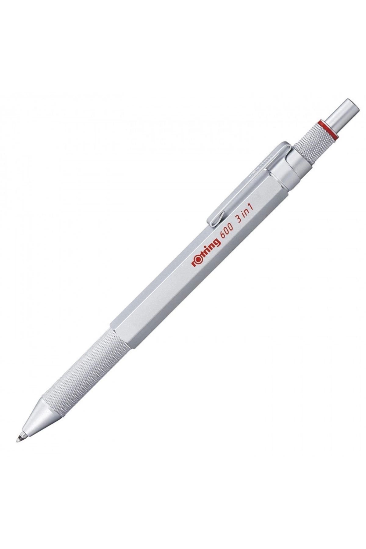 Rotring-600 قلم كروم متعدد الوظائف ثلاثي الوظائف 1