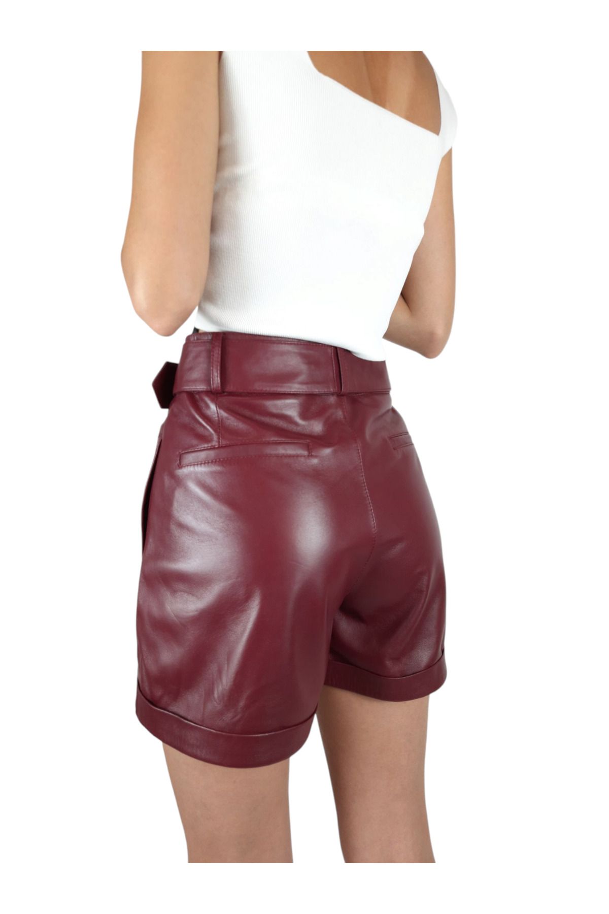 Rodos-Genuine Leather Shorts 3