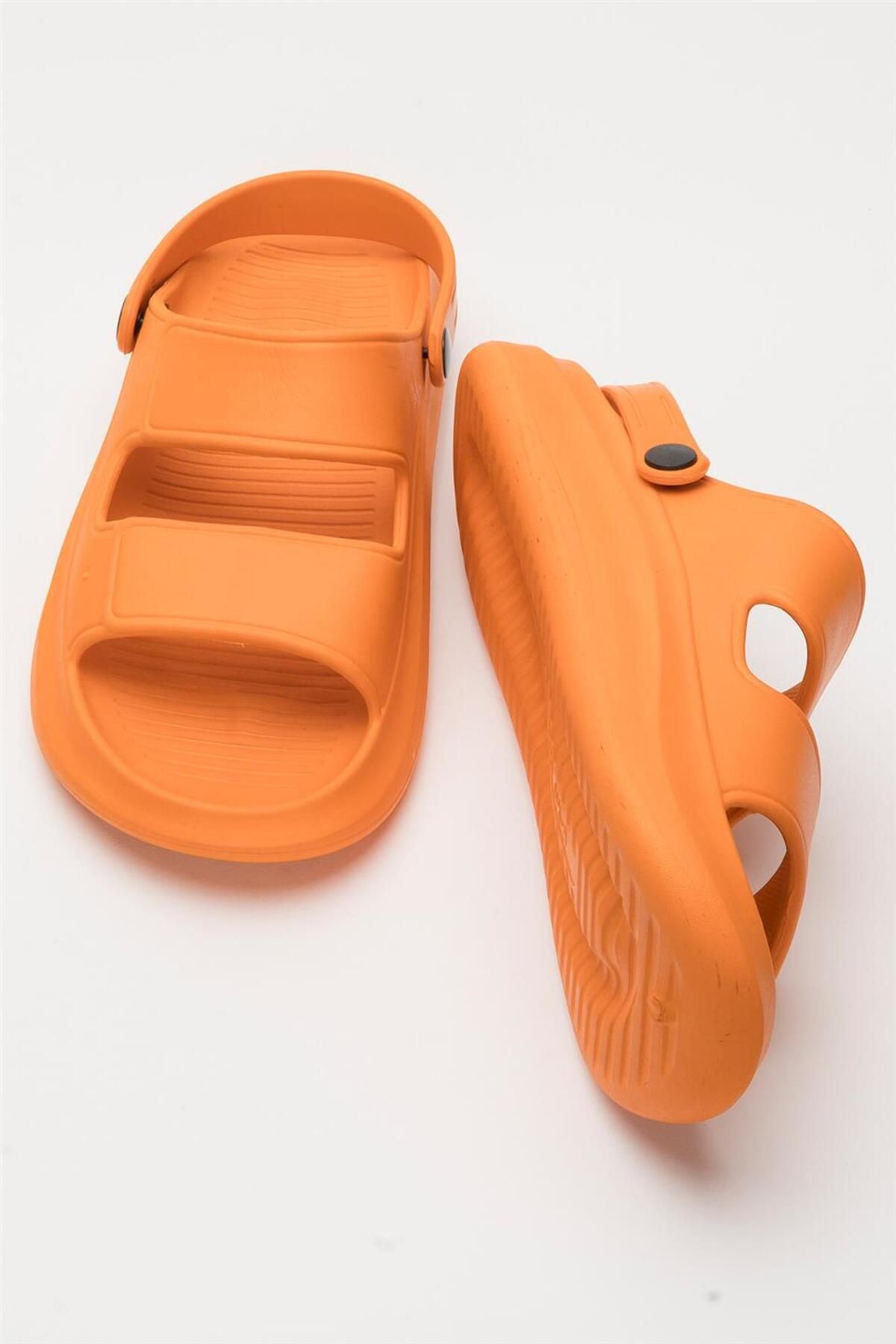 Liger-Unisex Orthopedic Sea Pool Sandal Orange Slippers 7