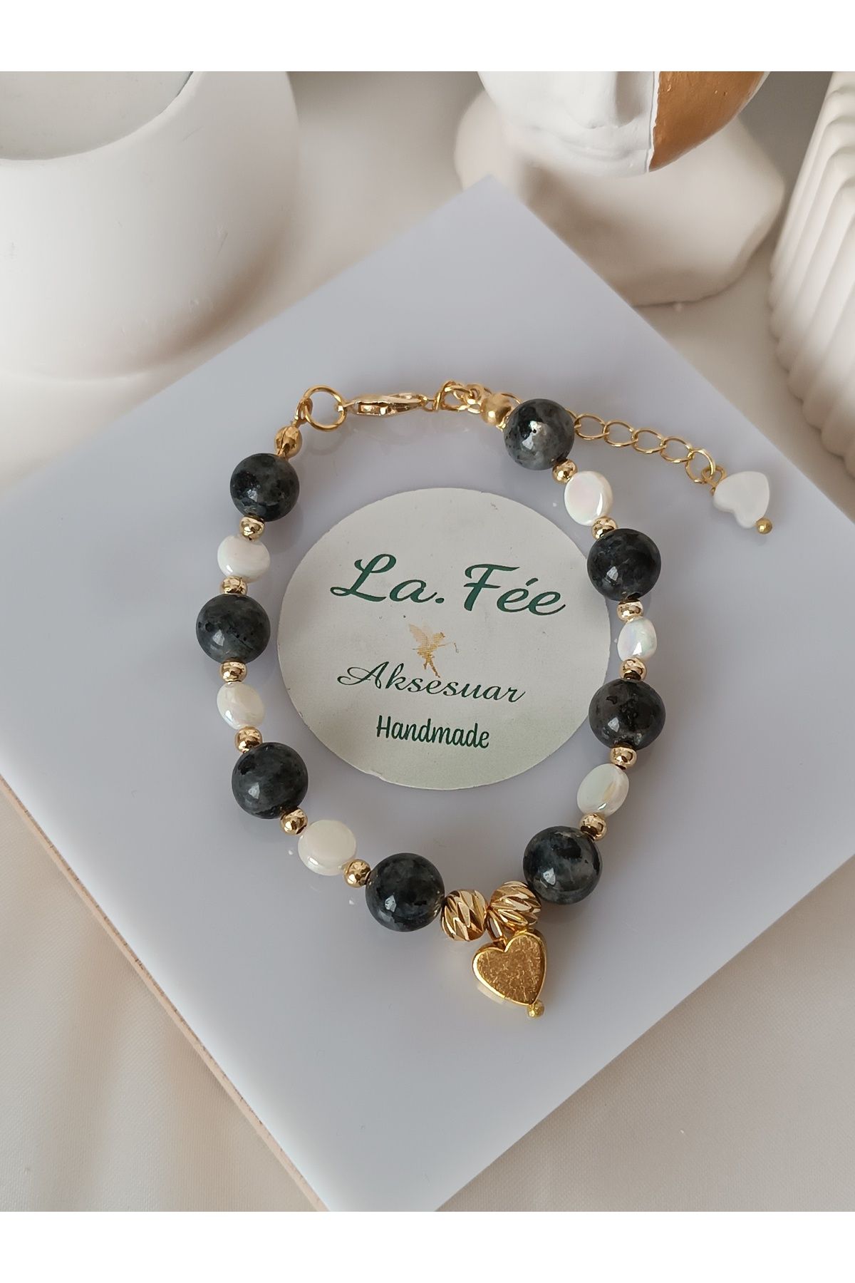 La fee aksesuar-Natural Stone Women's Bracelet Mother Day Gift 5