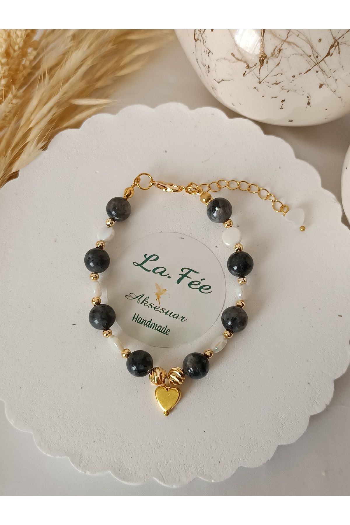 La fee aksesuar-Natural Stone Women's Bracelet Mother Day Gift 4