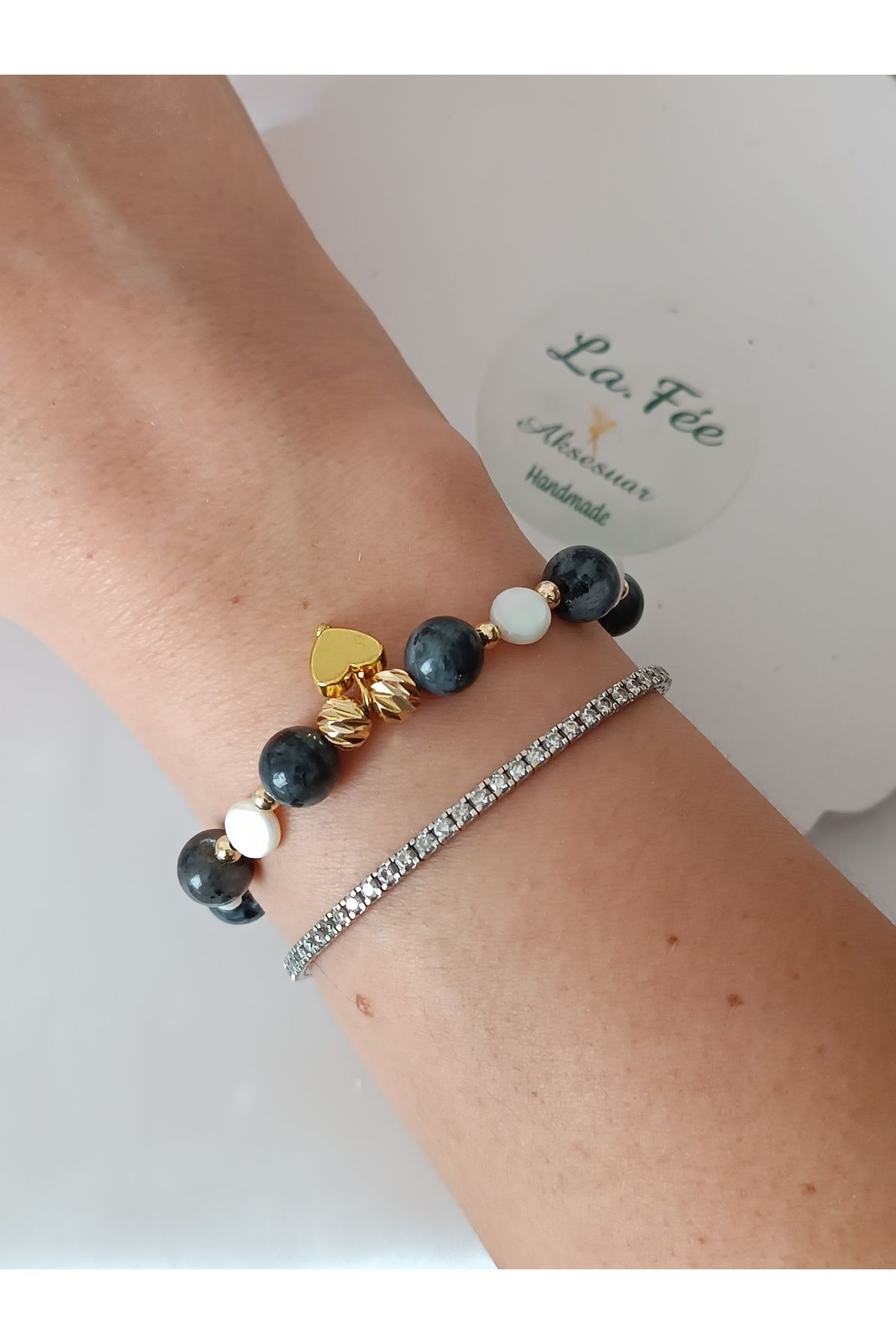 La fee aksesuar-Natural Stone Women's Bracelet Mother Day Gift 6