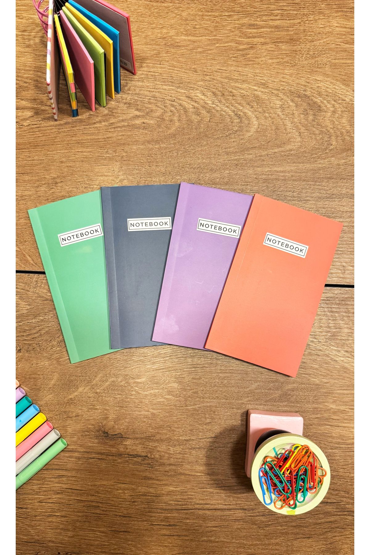 Fly Notes-10X15 cm 64 Pages Unlined School Notebook Set - Mini Notepad, Unlined Series 3