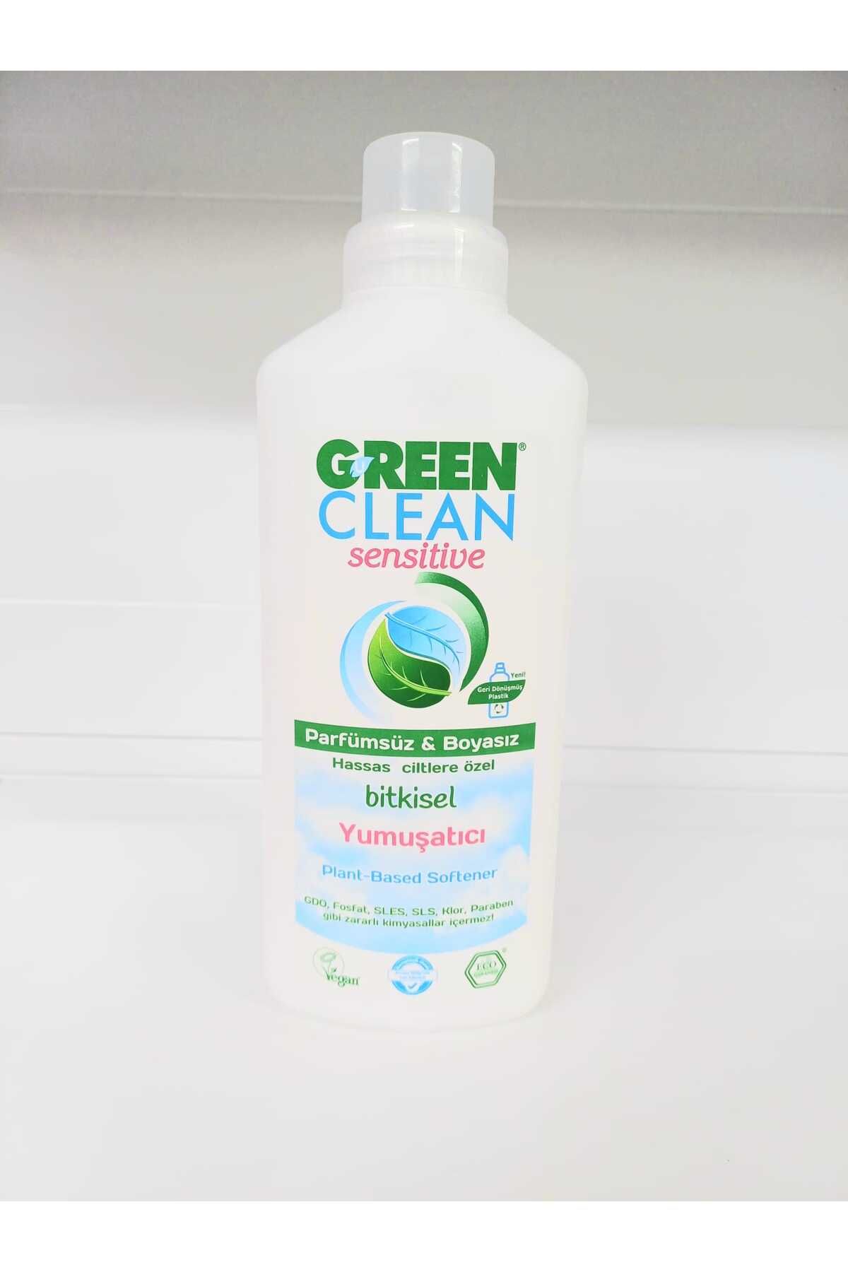 Green Clean Bitkisel Parfümsüz & Boyasız Yumuşatıcı 1000 ml