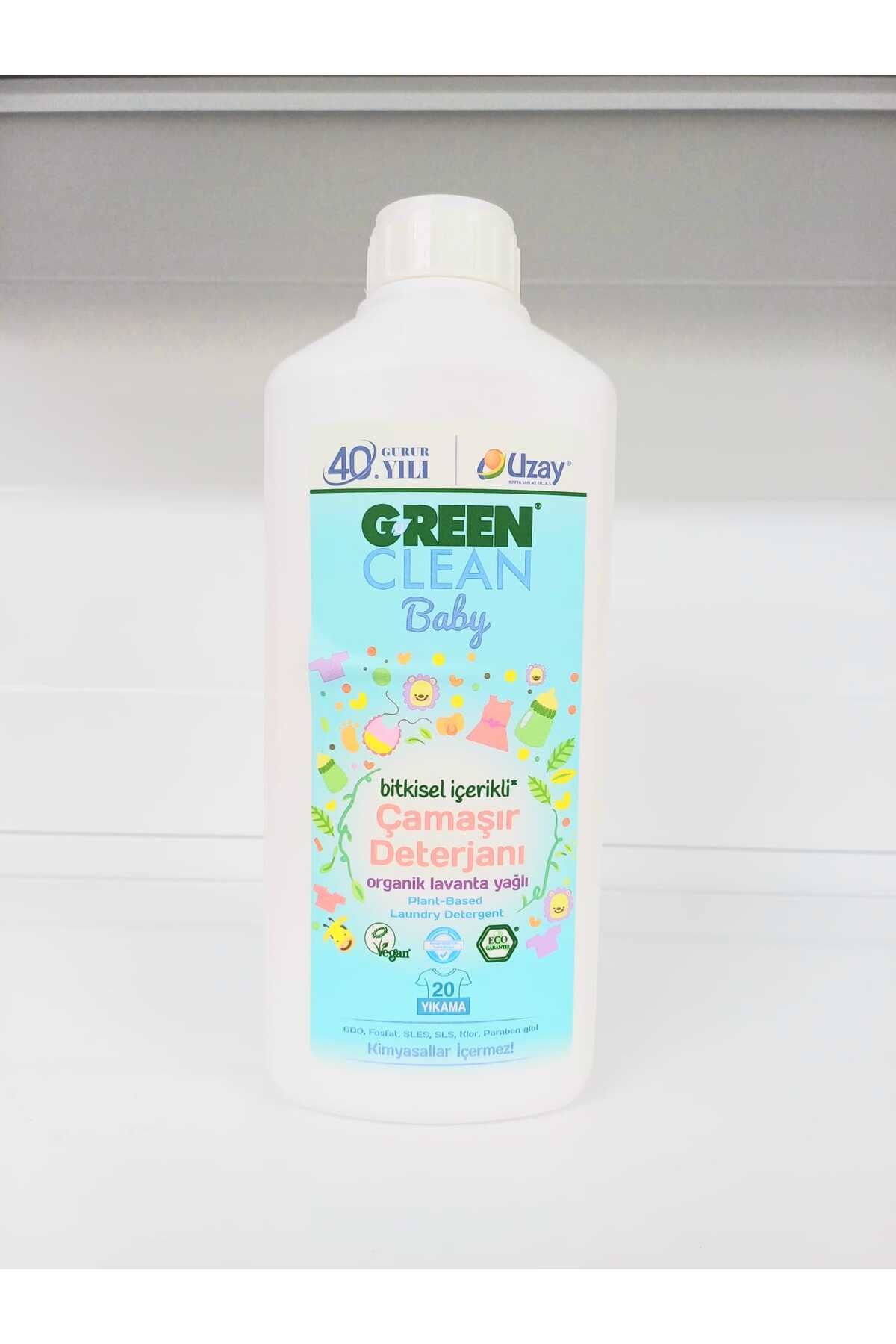 Green Clean Baby Bitkisel Lavanta Yağlı Çamaşır Deterjanı 1000 ml