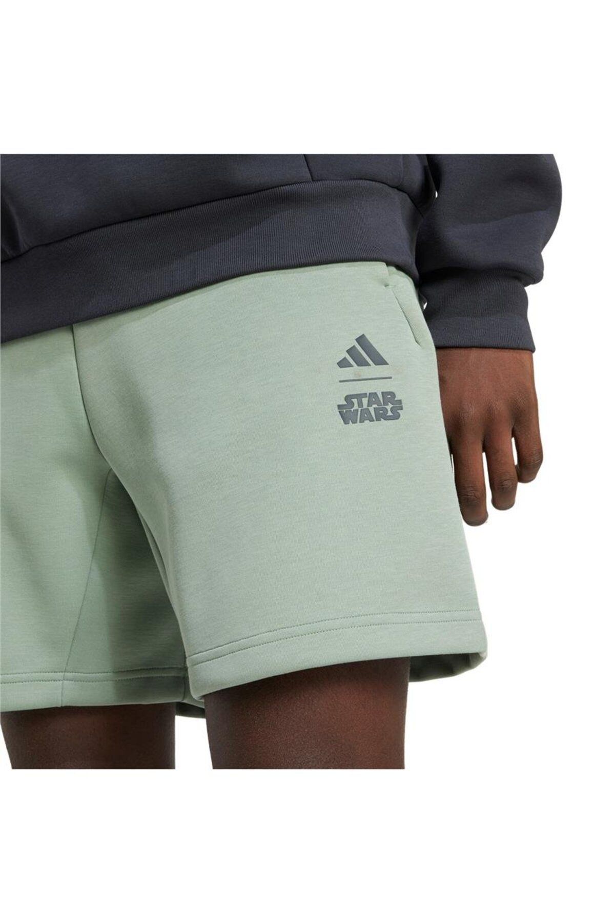 adidas-Adidas Ji5722-E Men's Green Shorts and Capri Set - m Sw Tm Sho 6