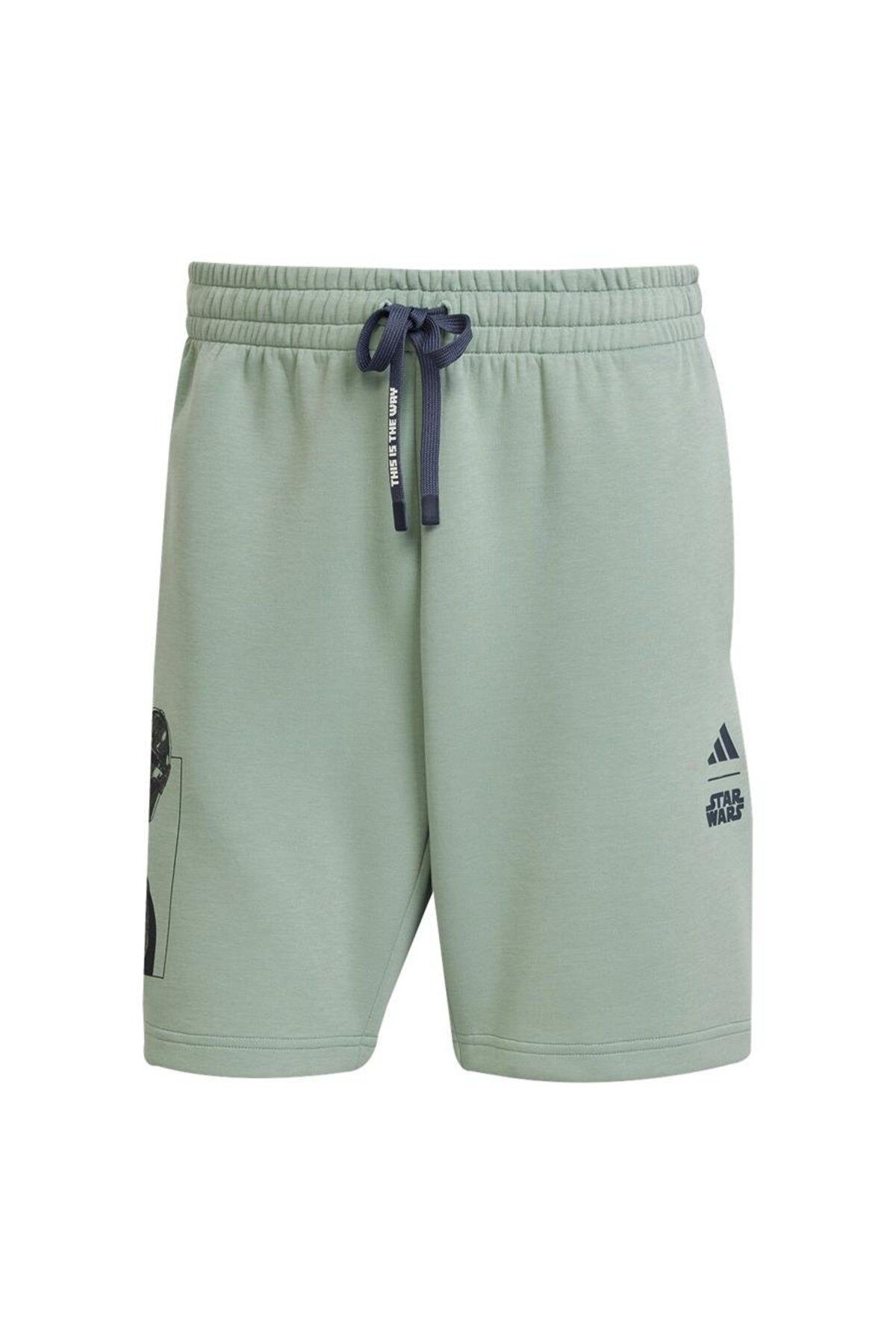 adidas-Adidas Ji5722-E Men's Green Shorts and Capri Set - m Sw Tm Sho 1