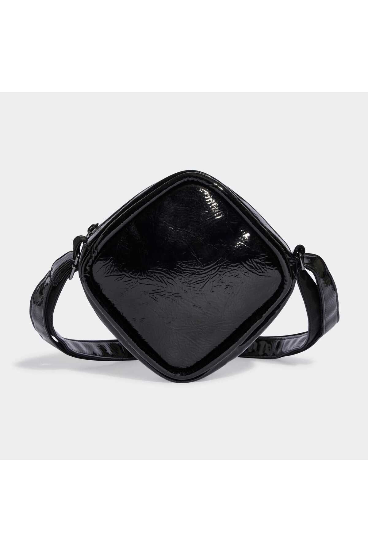 adidas-Adicolor Premium Classic Diamond Women's Black Shoulder Bag 6