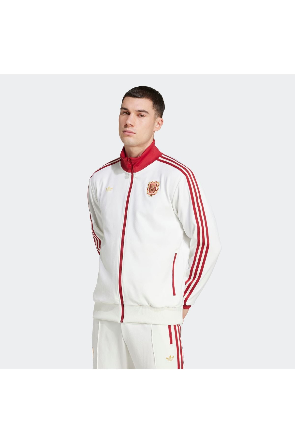 adidas-Men's Football Jacket Fcb 125 Tt Jf0593 1