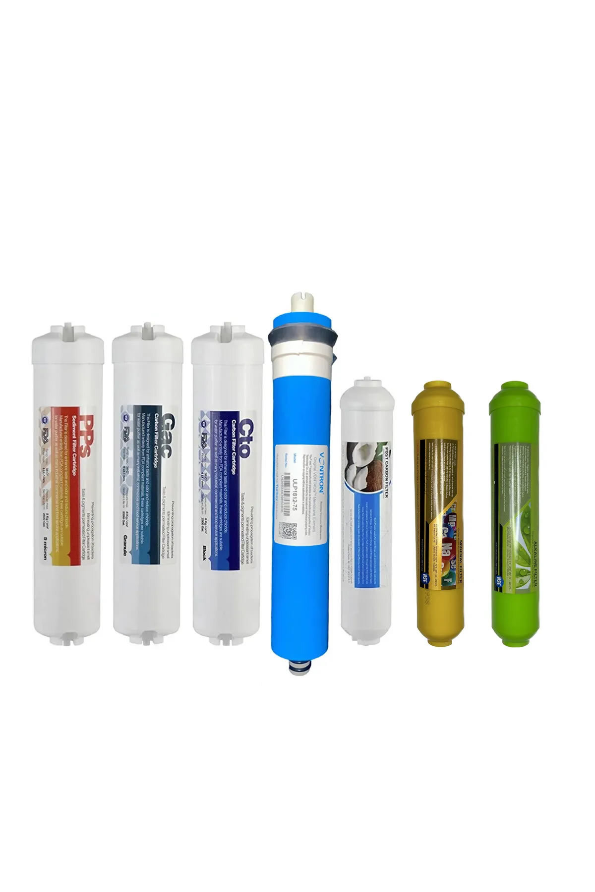 Closed Case Water Purifier 7 Li Inline Filter Set 11 Stages