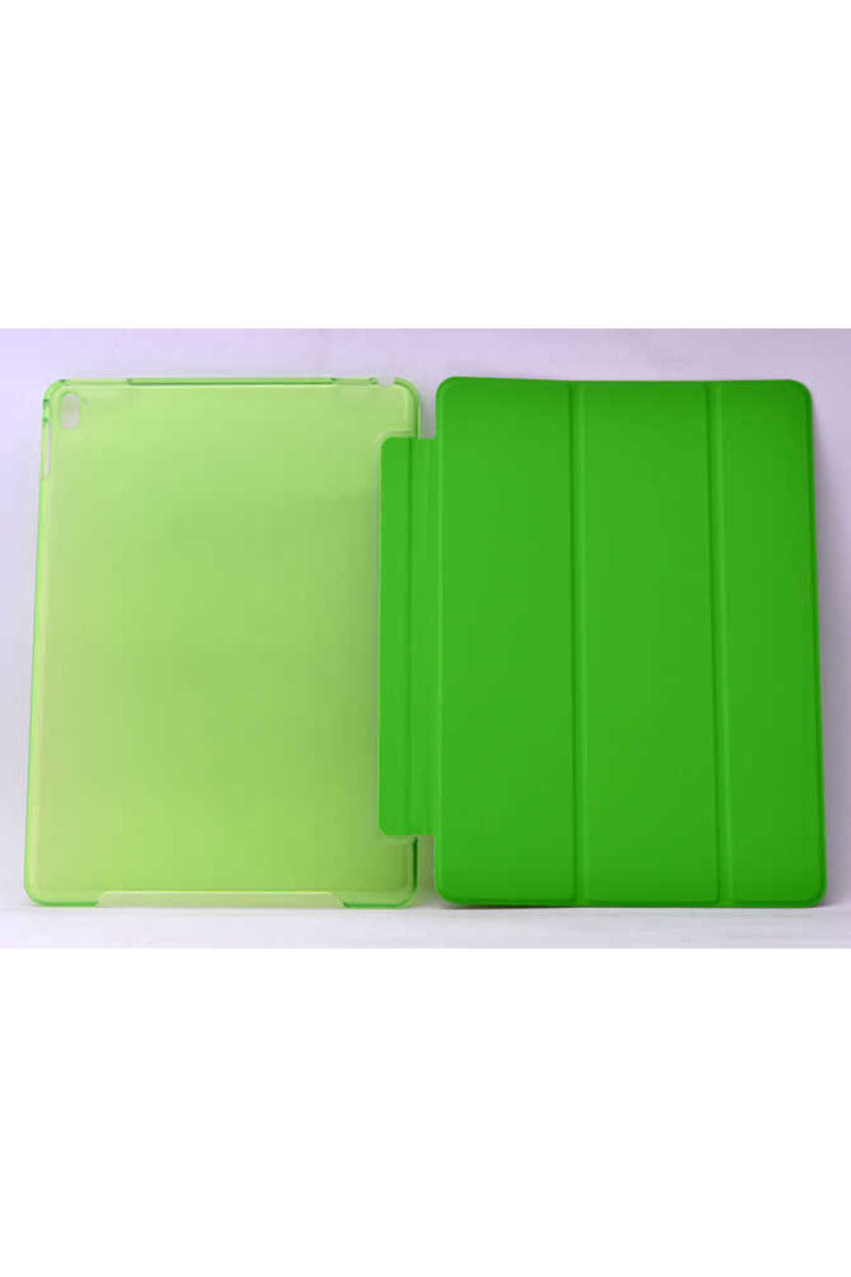 Alan Tech-Galaxy Tab S3 9.7 T820 Zore Smart Cover 1-1 Case with Stand - Navy Blue 4
