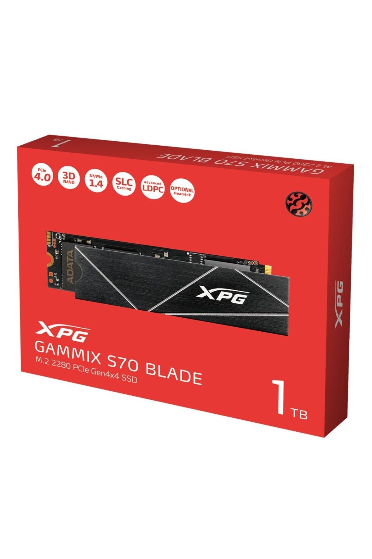 XPG 1Tb Gammix S70 Blade 7400Mb-S-5500Mb-S Pcie Gen4 X4 M.2 2280 Ssd Harddisk (Ps5 Uyumlu)