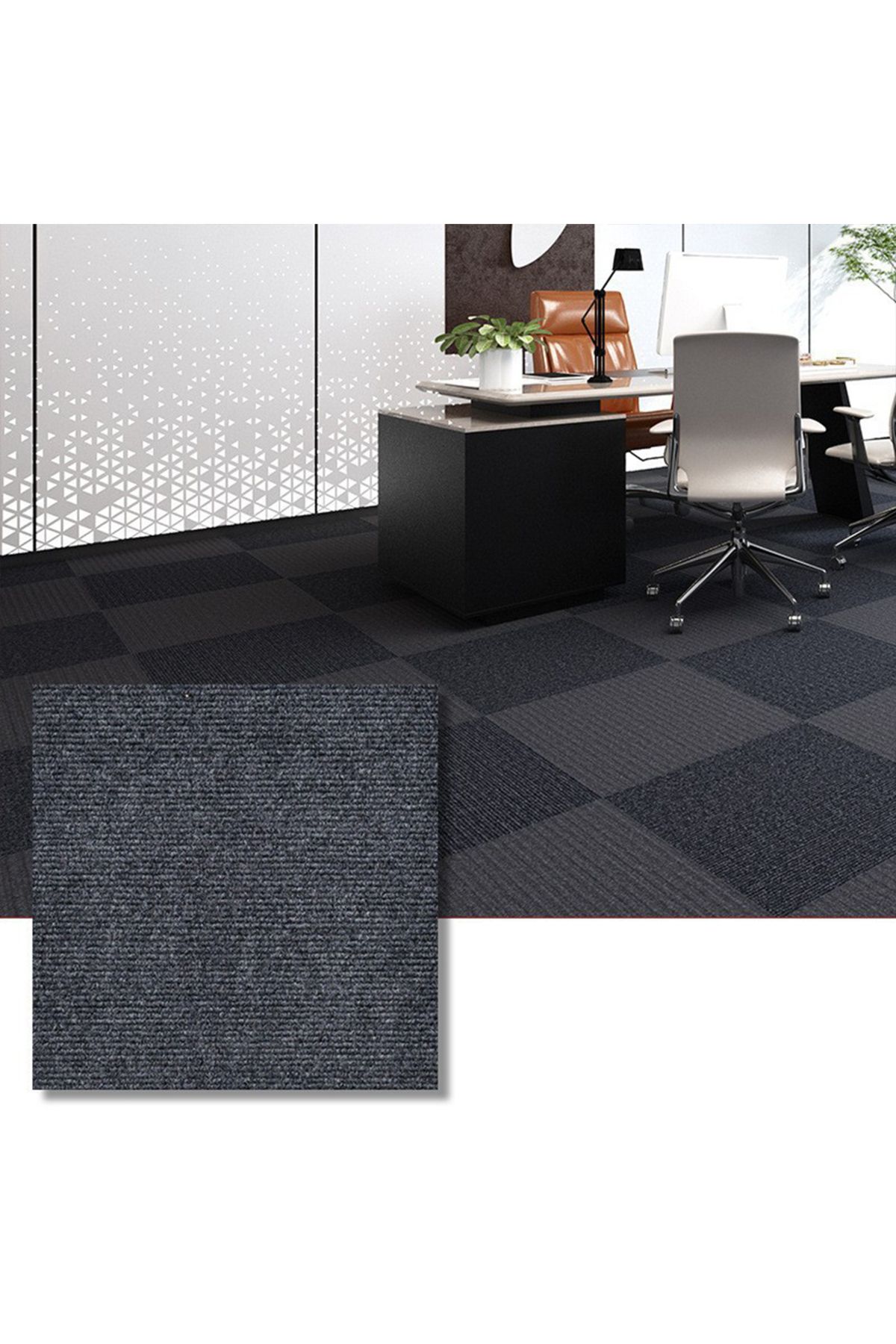 sharpdo-1-Pic of Carpet Tile, Peel And Stick, 40*200cm Non-Slip Self-Adhesive Square Carpet Floor Tile 1