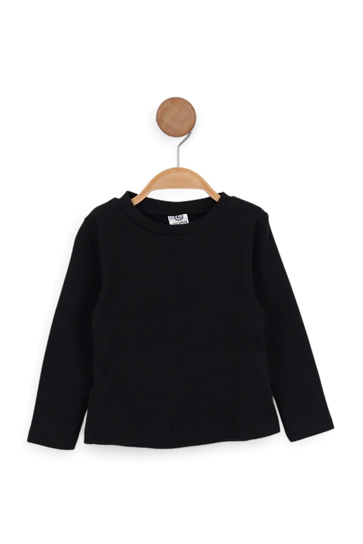 Ege Bebek Kız Çocuk Fitilli Siyah Badili, Leopar Desenli Jile Elbise, 2-3-4-5 Yaş Kız Çocuk Elbisesi fotoğrafı 3 (önizleme)