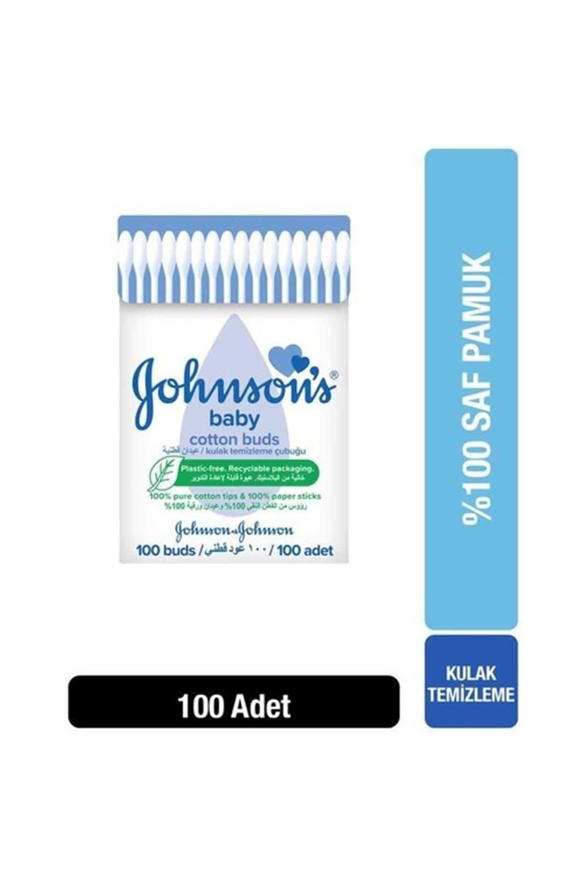 Johnson's-Johnsons Baby Ear Cleaning Swabs 100 Pieces (Set of 5) 3