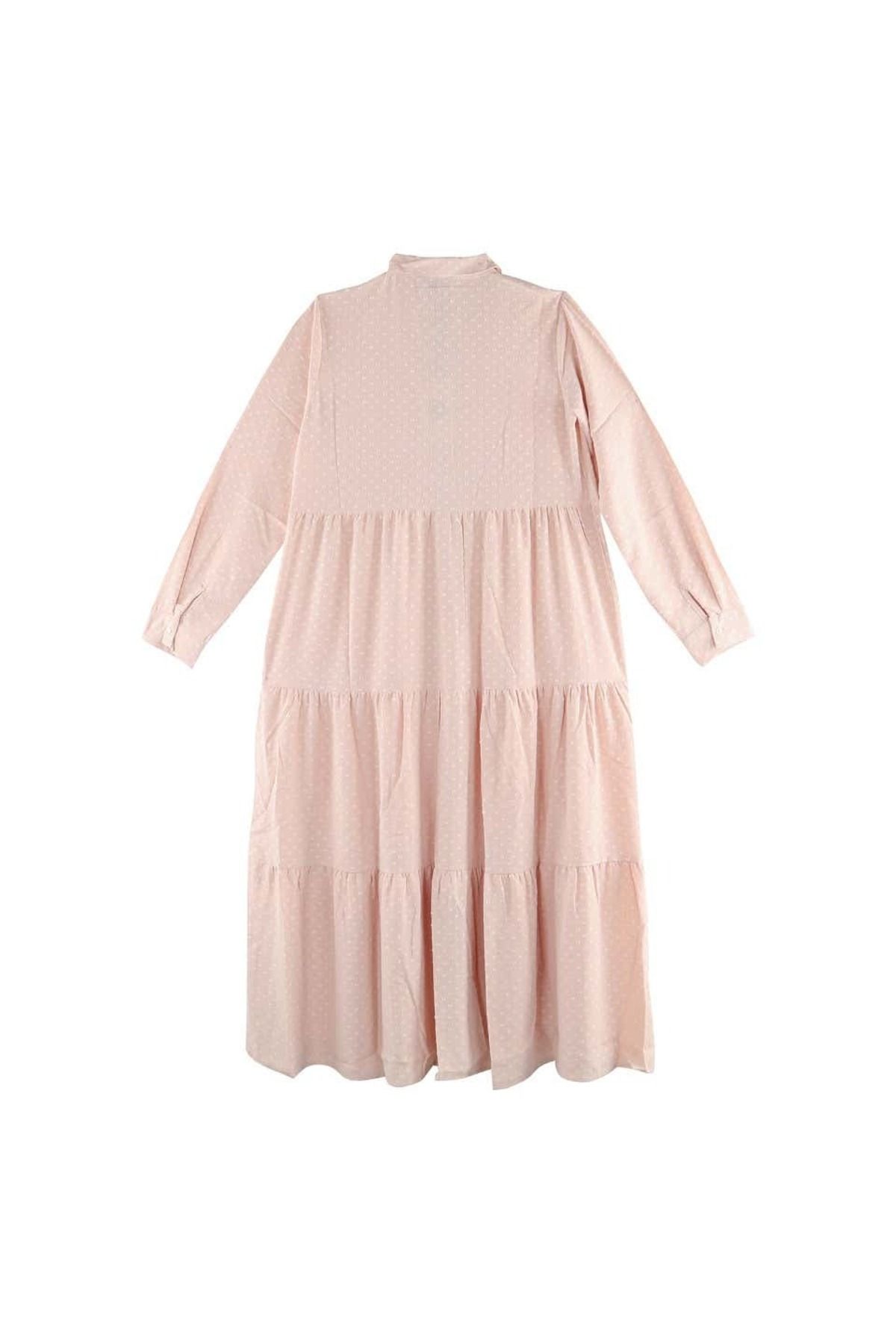 Mishkat-Classic Collar Maxi Dress 2