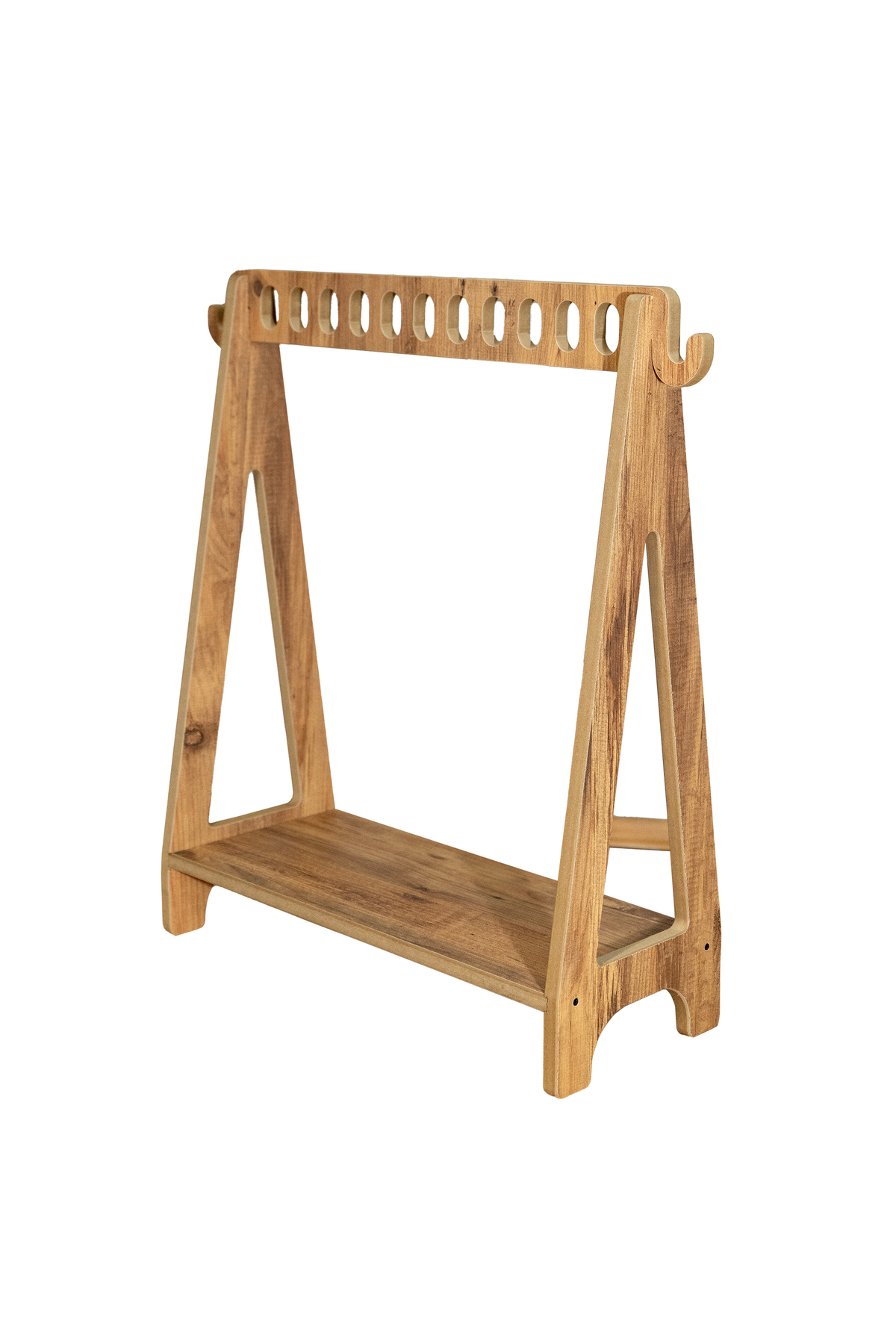 LİVİNGSTORE Industrial Living Çocuk dolabı - Elbise askılığı - Bebek odası - 11 askılık - MDF - Ceviz fotoğrafı 4 (önizleme)