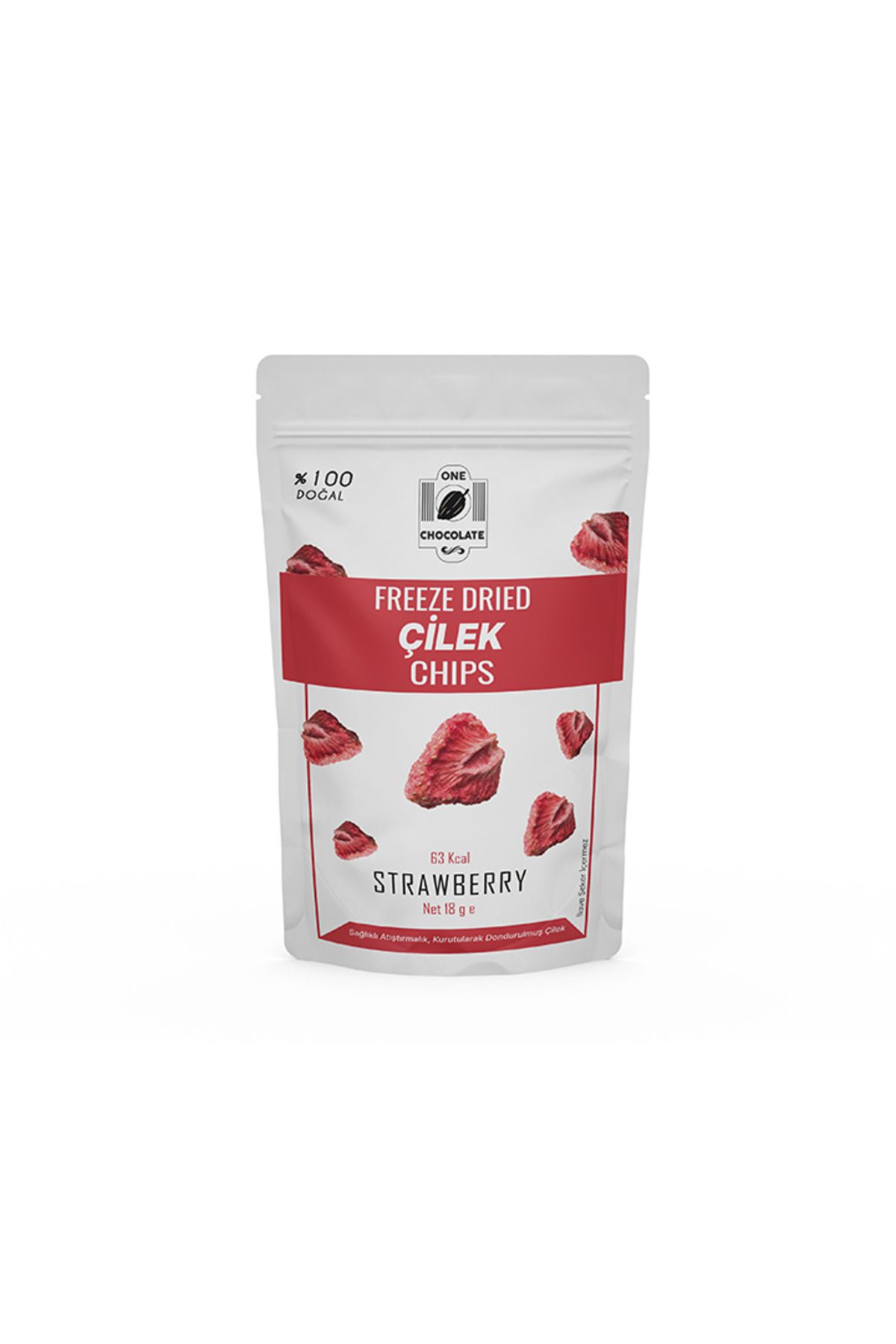 One Chocolate Freeze Dried Çilek Chıps