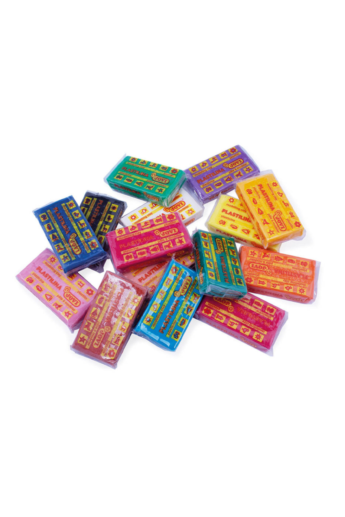 Jovi-70S 50Gr Non-Drying Play Dough Assortment 2 X 15 Colors - Box of 30 8