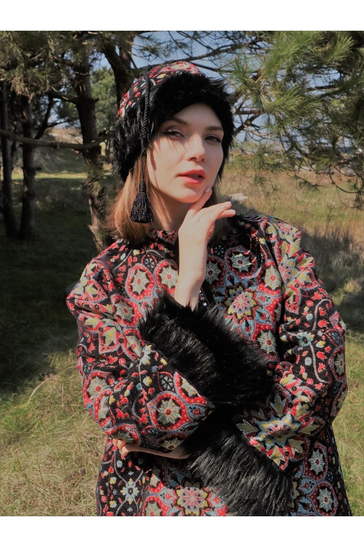 Su Koleksiyon  Rumi Palto - Tasarım Palto - Görsel 9