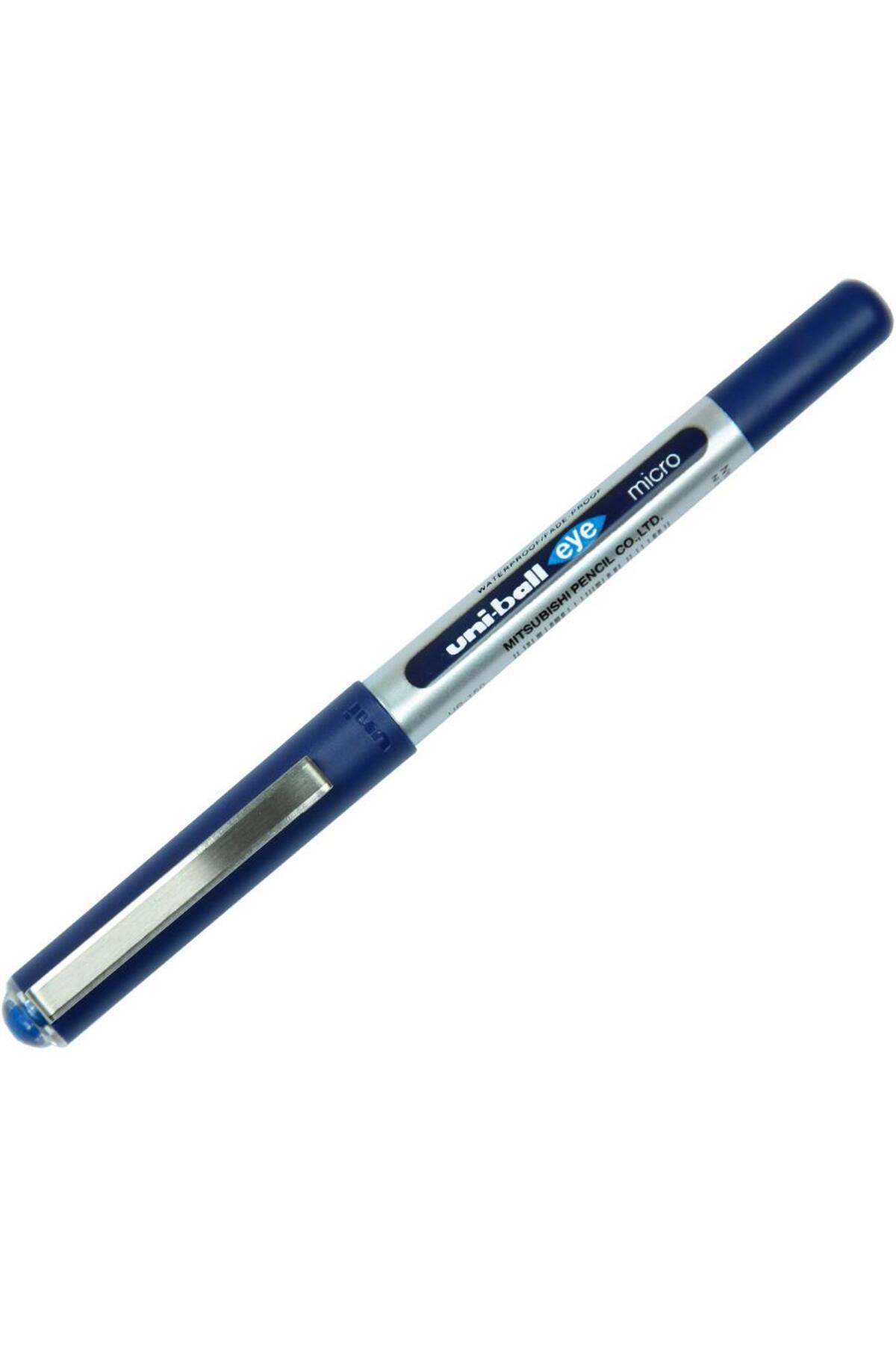 Genel Markalar Uni-ball Ub-150 Eye Micro Roller Kalem 0.5 Mm Mavi Tekli