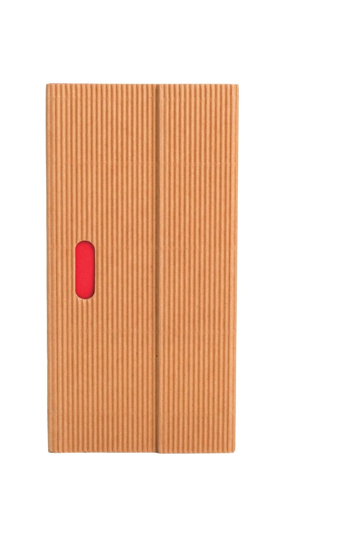 Paper-Oh-Ondulo Natural B6.5 Unlined Wrap Closure 112pages 100gsm Notebook (Pack of 2) 2
