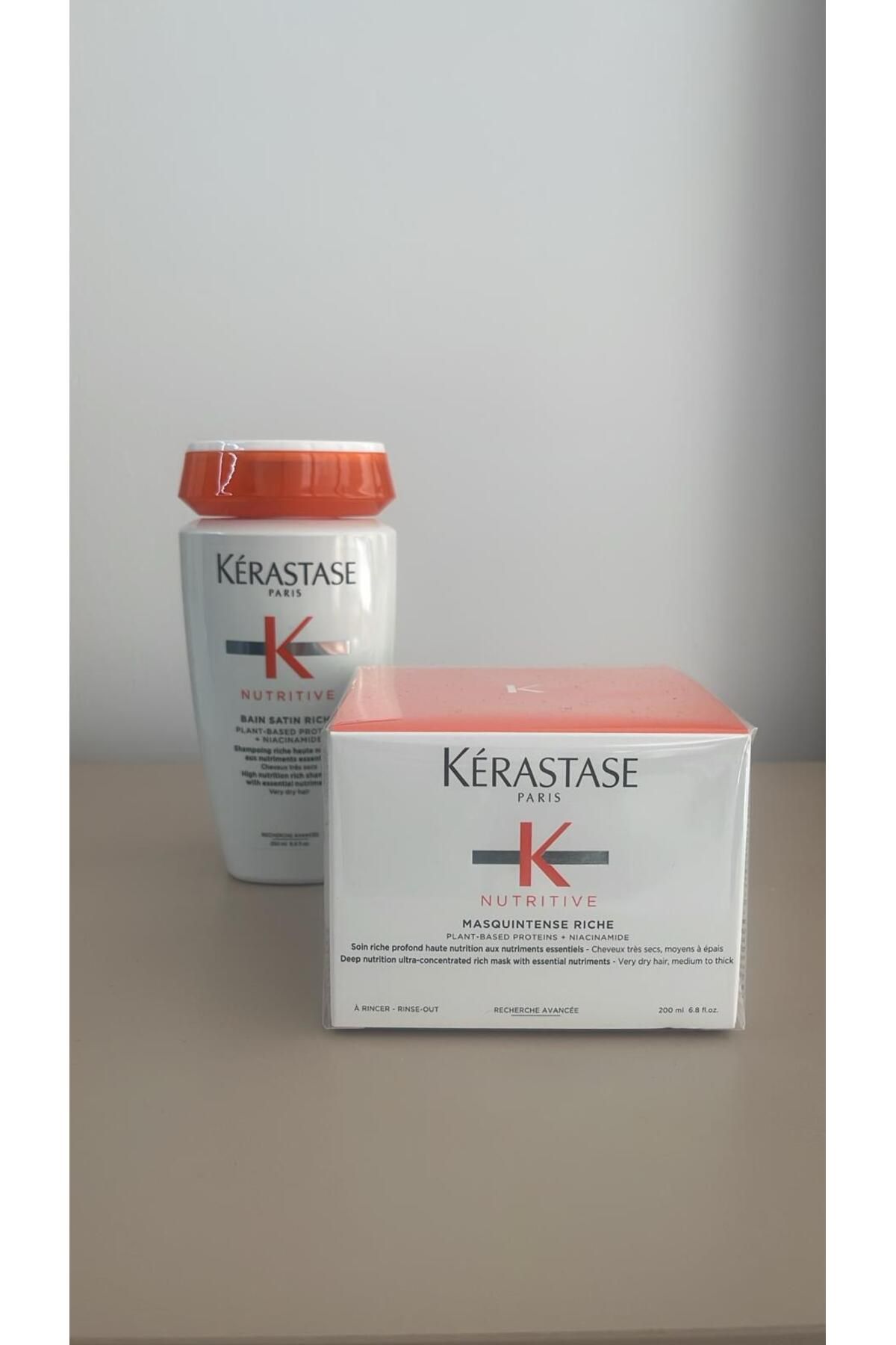 Kerastase-Nutritive Nemle Nourishing Shampoo for Hair and Brains Set of 2 1