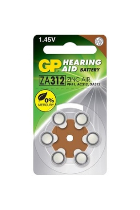 Genel Markalar Gp 1.4v Kulaklık Pili 6'lı Blister Kart