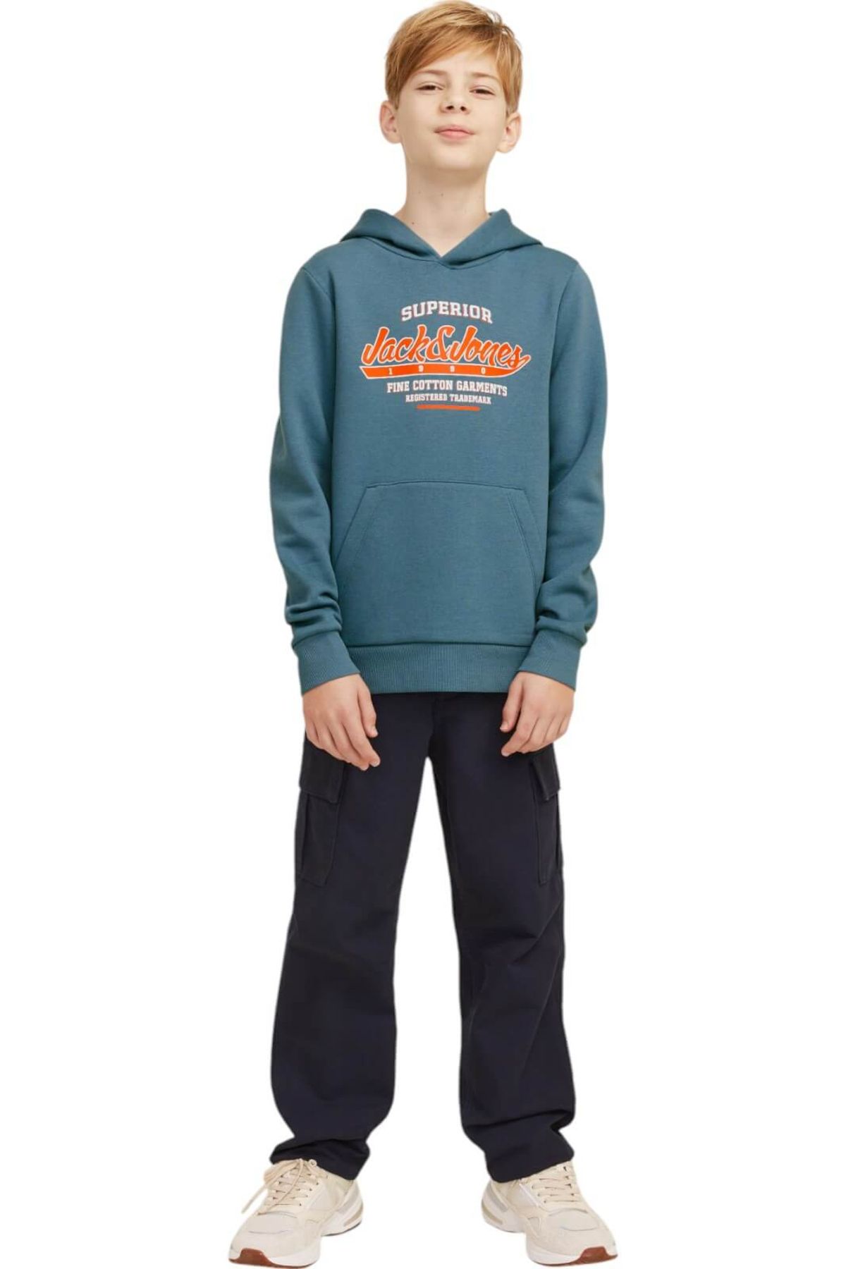 Jack & Jones-Hanorac JACK & JONES Logo 2 culori JNR - 12258823-Oceanview 5