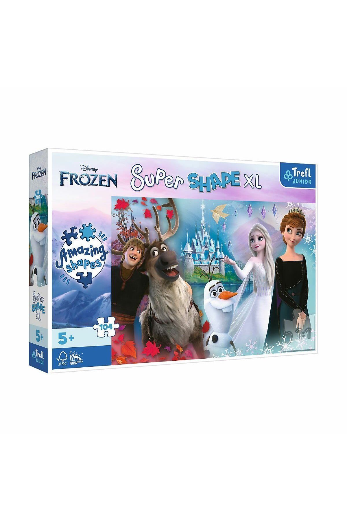 Easy Tedarik PUZZLE-50017 Frozen 104 Parça XL Çocuk Puzzle