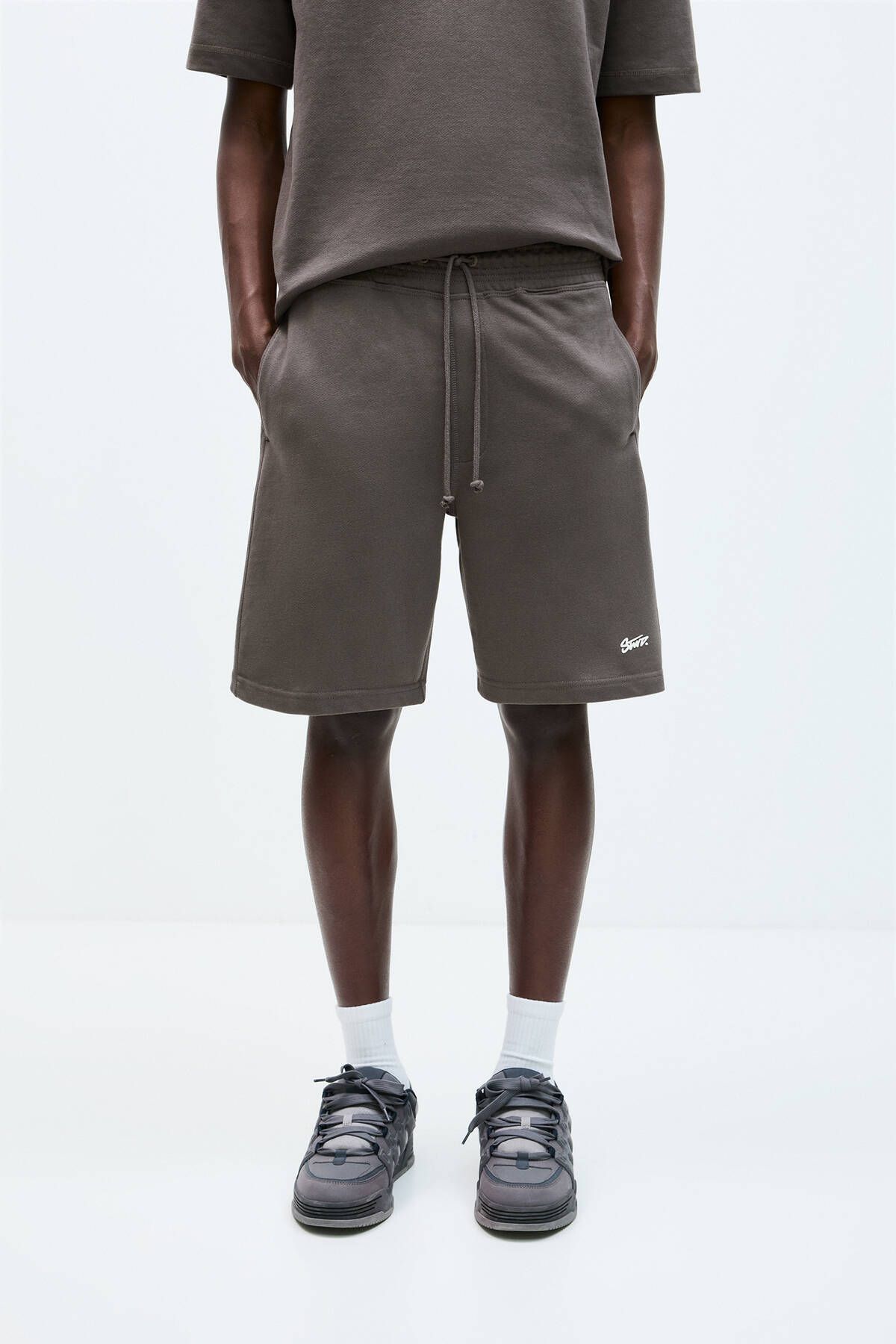 Pull & Bear-STWD jogger Bermuda shorts 2
