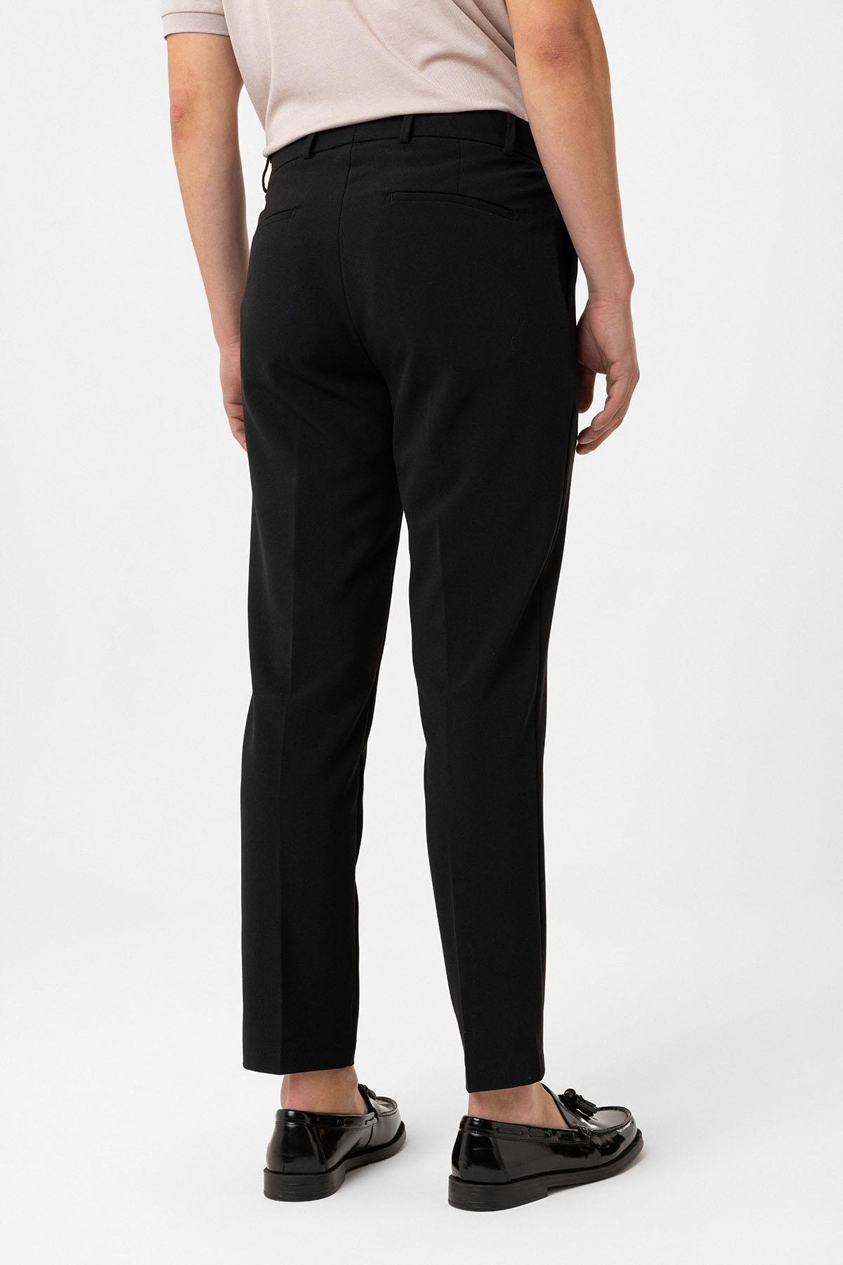 Siyah Slim Fit Comfort Erkek Pantolon — مشکی A24Y2789 — تصویر 4 از 4