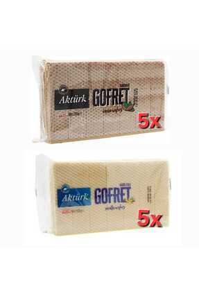 Aktürk AKTÜRK GOFRET 200 GR 5 ADET KAKAOLU GOFRET , 200 GR 5 ADET VANİLYALI G...