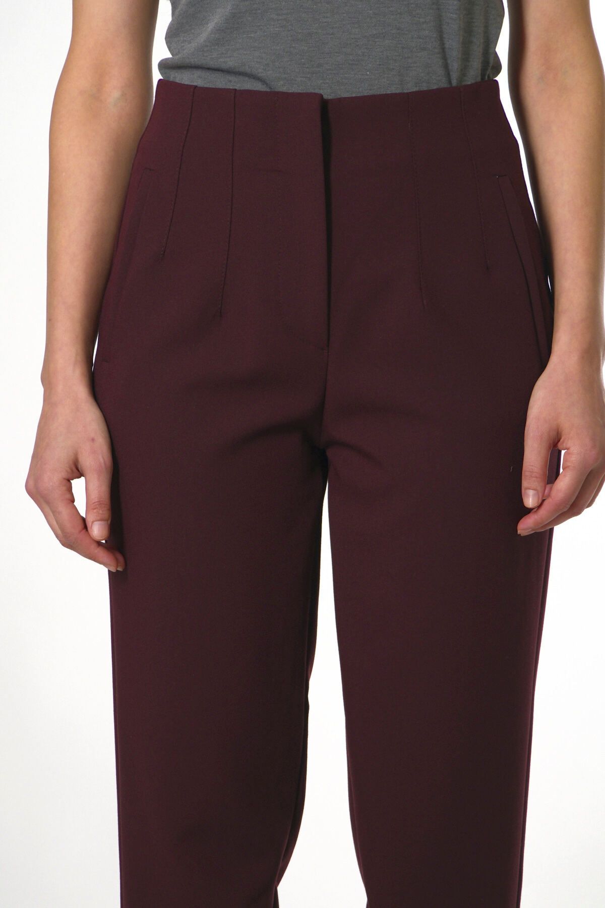 ABBRA-Women's Front Flare Trousers 6