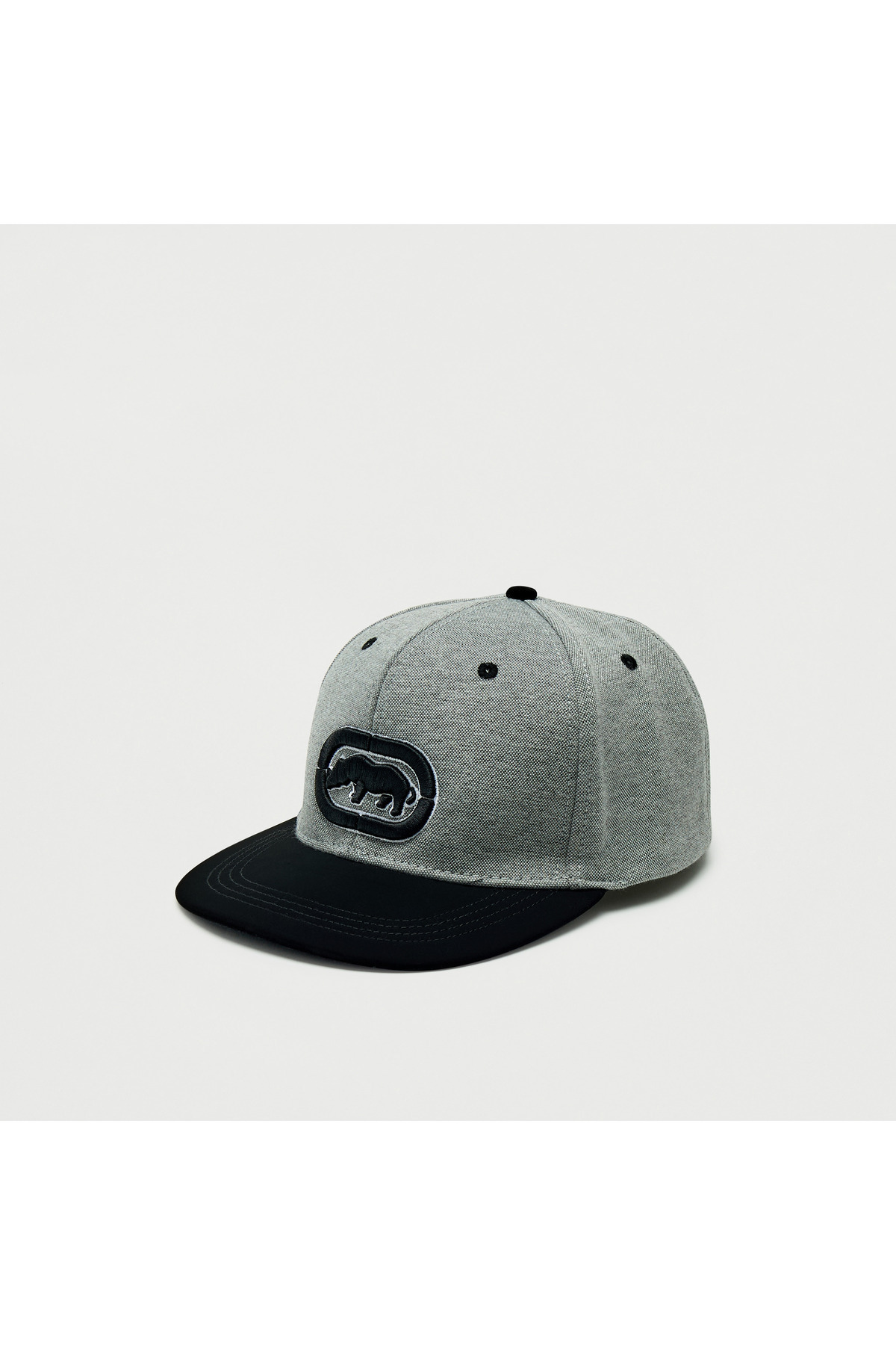 ECKO-Logo Embroidered Cap With Hook And Loop Strap Closure 1