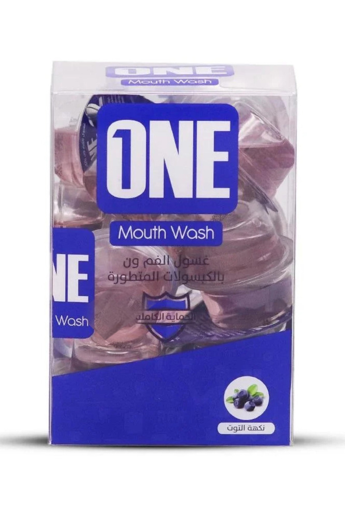 ONE-Advanced Mouthwash with Raspberry Flavor 20 capsules15 ml X 2 2