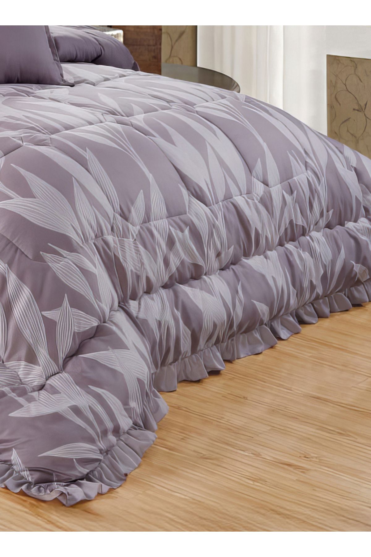 Generic-Comforter Set 4 Piece Single Size Elegant Bedspread Lightweight Comforter Suitable for All Seasons 4