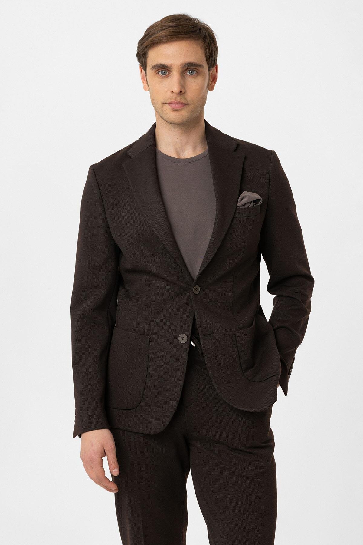 S13 Store Slim Fit Comfort Erkek Takım görsel 3