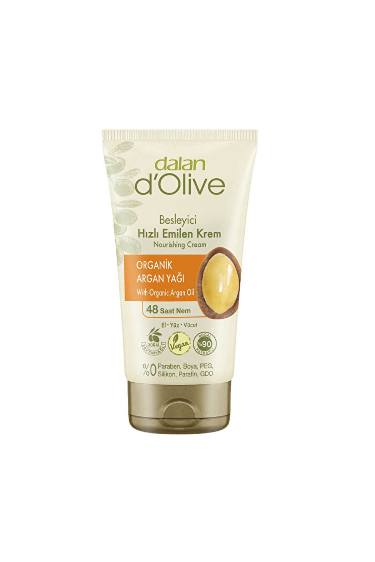 Dalan d'Olive Organik Argan Yağlı Krem - Organik Argan Yağlı Krem - 60 ml