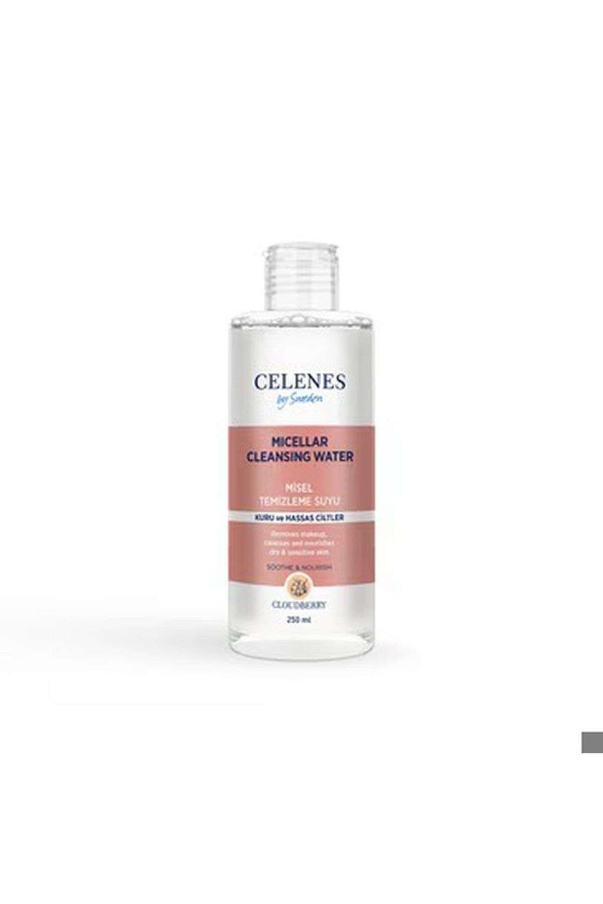 Celenes Cloudberry Micellar Temizleme Suyu Kuru ve Hassas Ciltler 250 ml